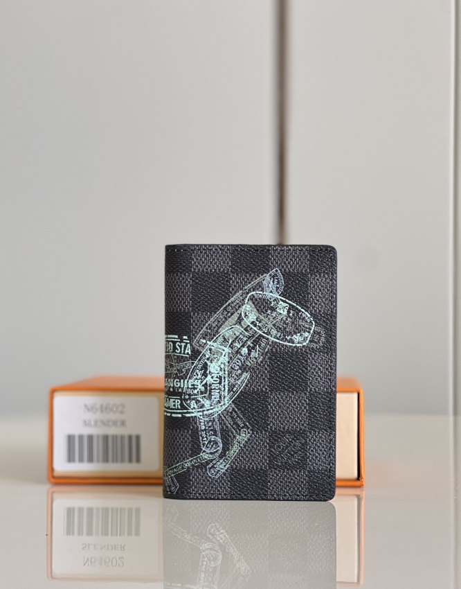 Louis Vuitton Pocket Organizer Damier Graphite Canvas in Multicolor - Men - Small Leather Goods N64602