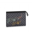 Louis Vuitton Pochette Voyage Mm Damier Graphite Canvas in Multicolor - Men - Travel N64605