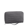Louis Vuitton Zippy XL Wallet Crocodilien Mat in Anthracite - Men - Small Leather Goods N94707