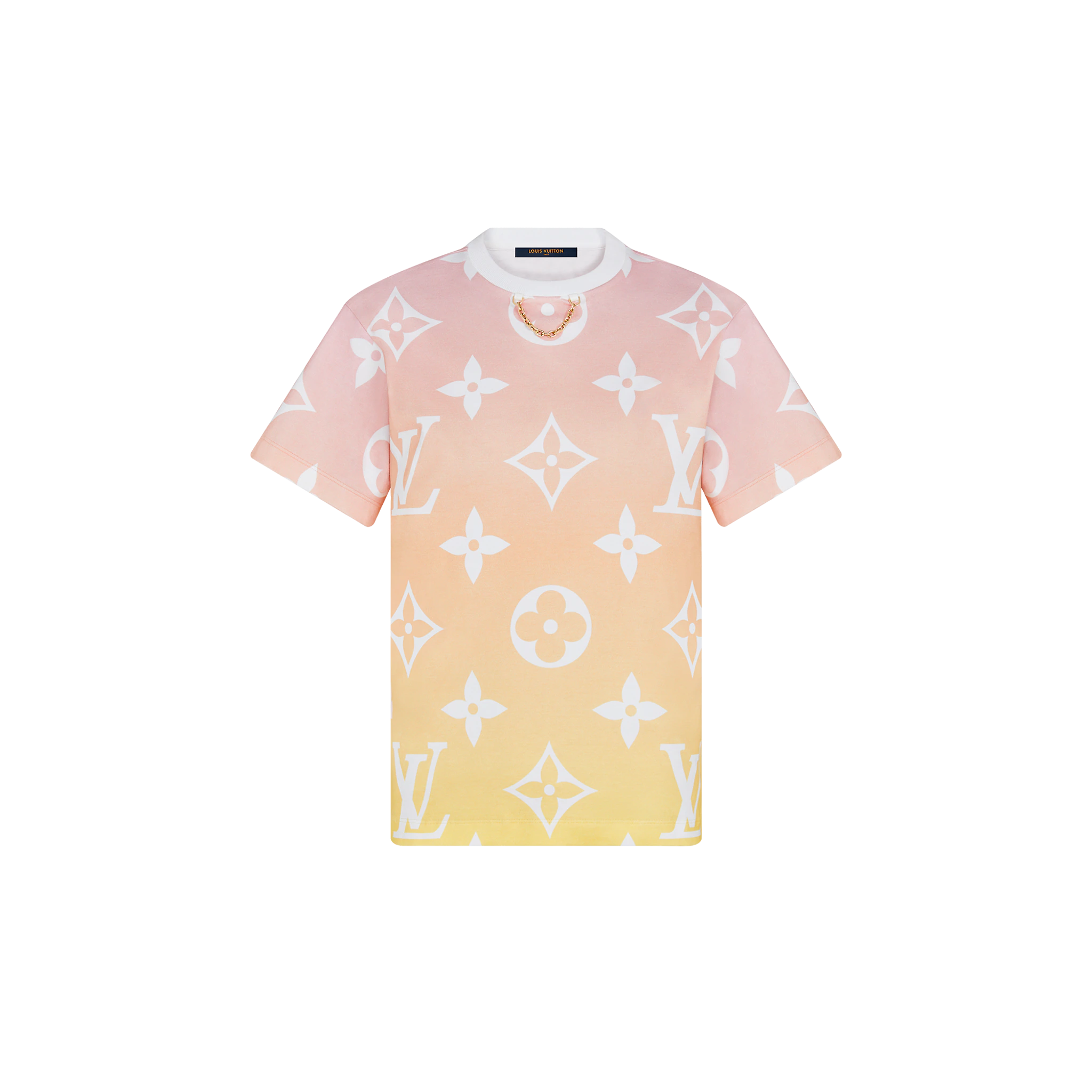 Louis Vuitton Sunrise Monogram T-Shirt Women in Rose - Ready-to-Wear 1A8RPE Louis Vuitton Sunrise Monogram T-Shirt Women in Rose - Ready-to-Wear 1A8RPE