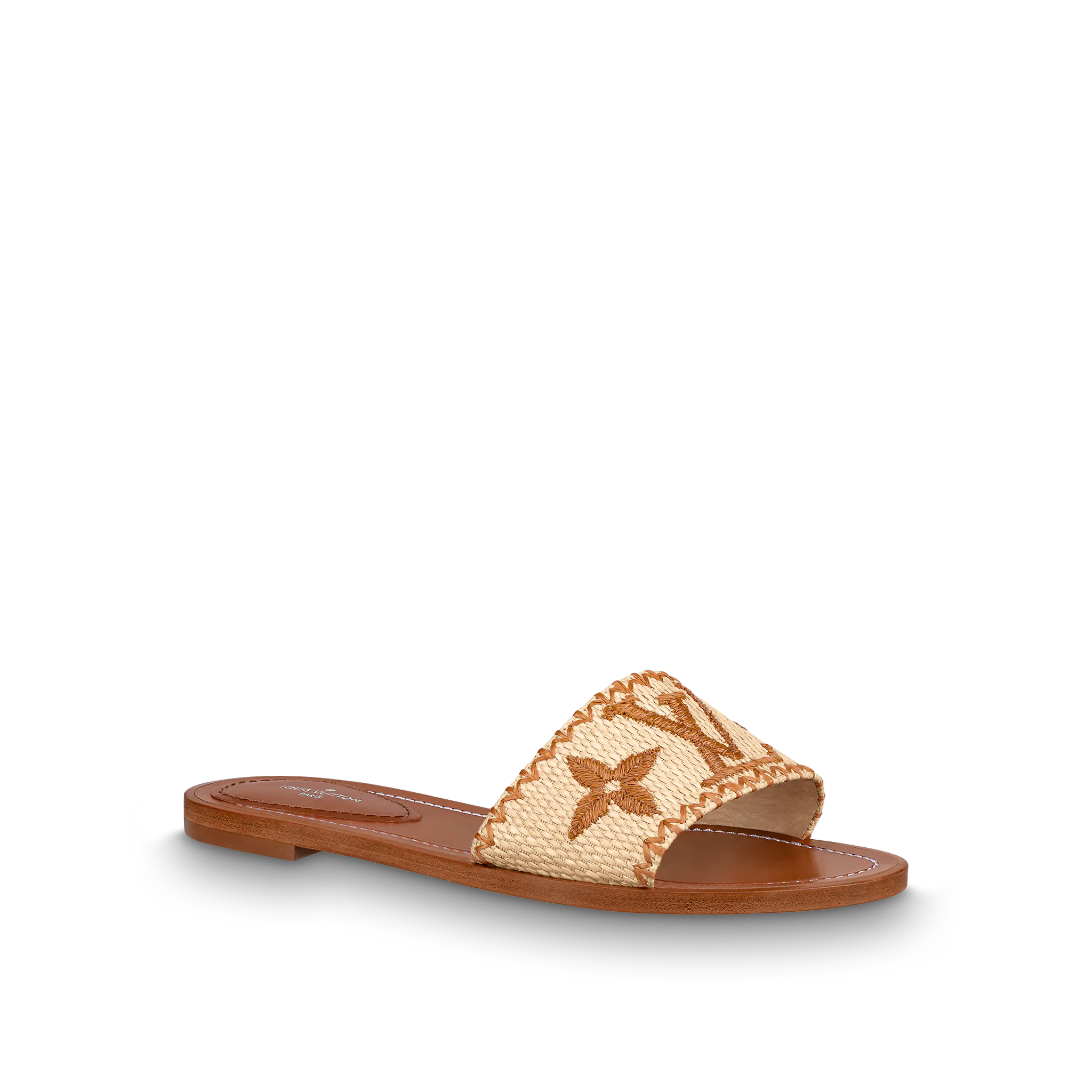 Louis Vuitton Lock It Flat Mule Women in Brown - Shoes 1A8SVJ