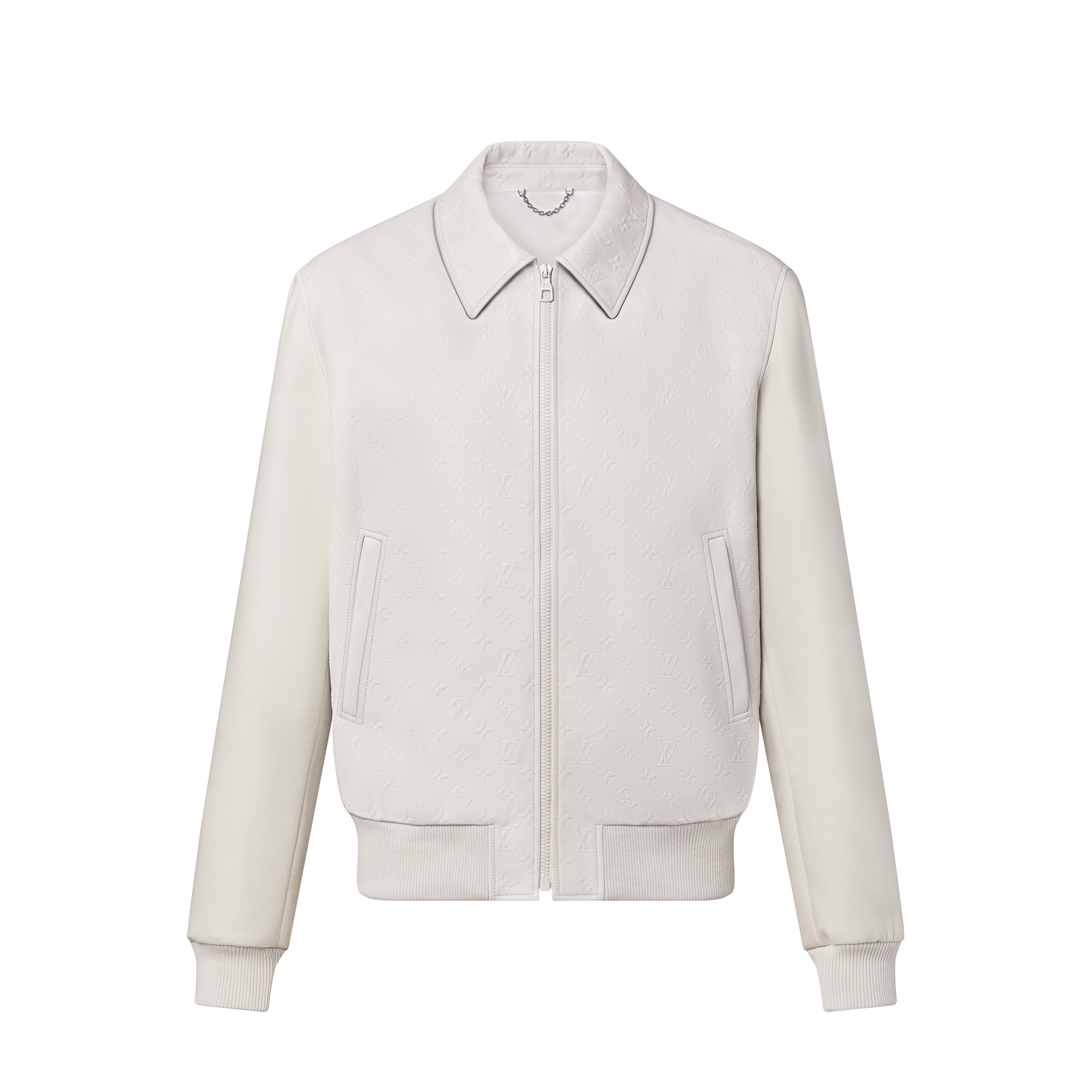 Louis Vuitton LVSE Debossed Monogram Mix Leather Blouson - Men - Ready-to-Wear 1AAT5Q