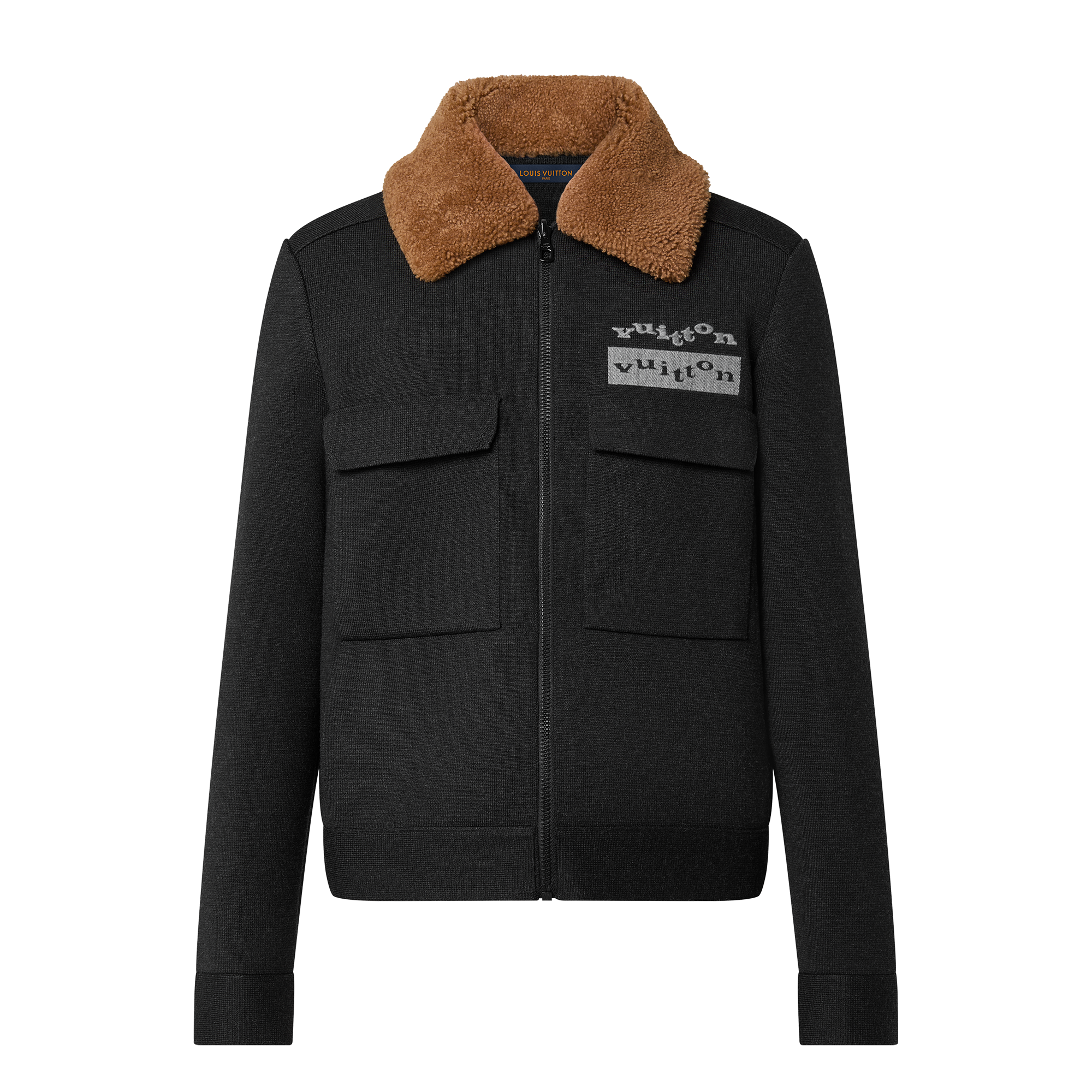 Louis Vuitton Knit Blouson With Shearling Collar - Men - Ready-to-Wear 1AAT9R M