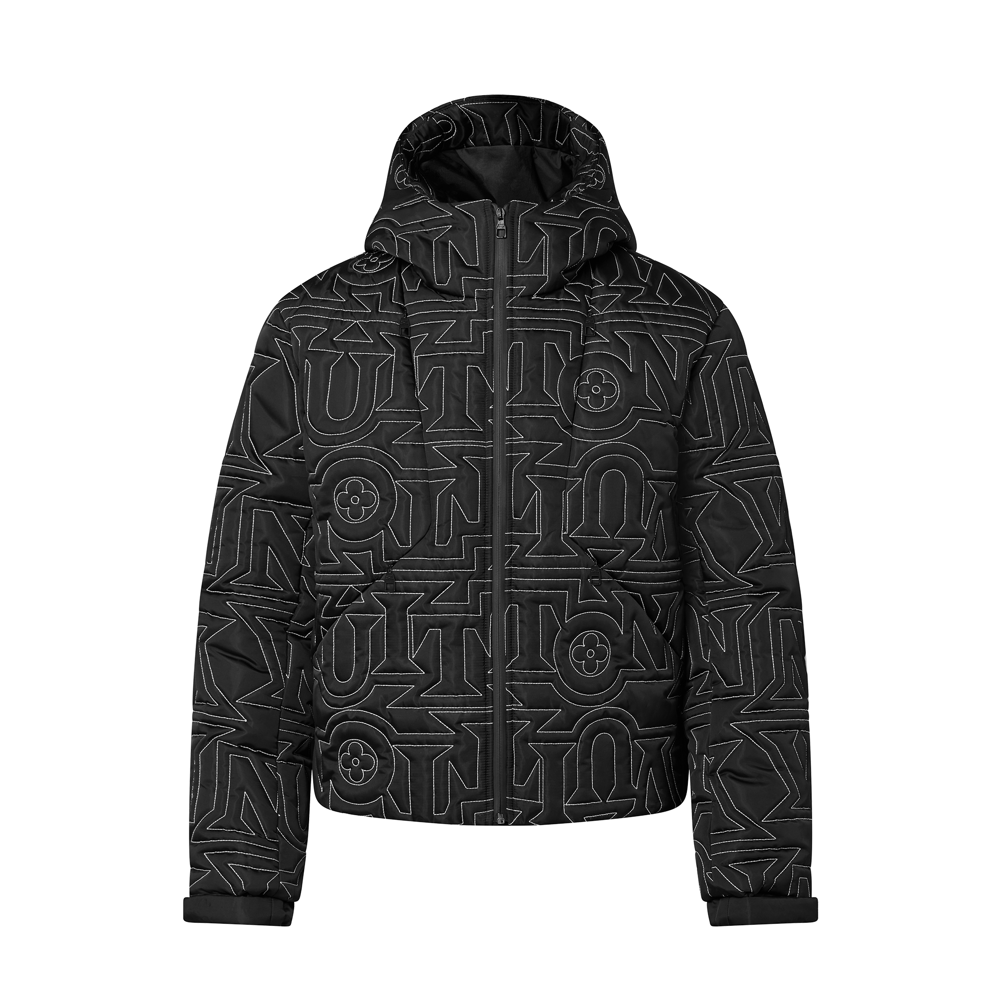 Louis Vuitton Allover Vuitton Snow Down Jacket - Men - Ready-to-Wear 1AATOQ