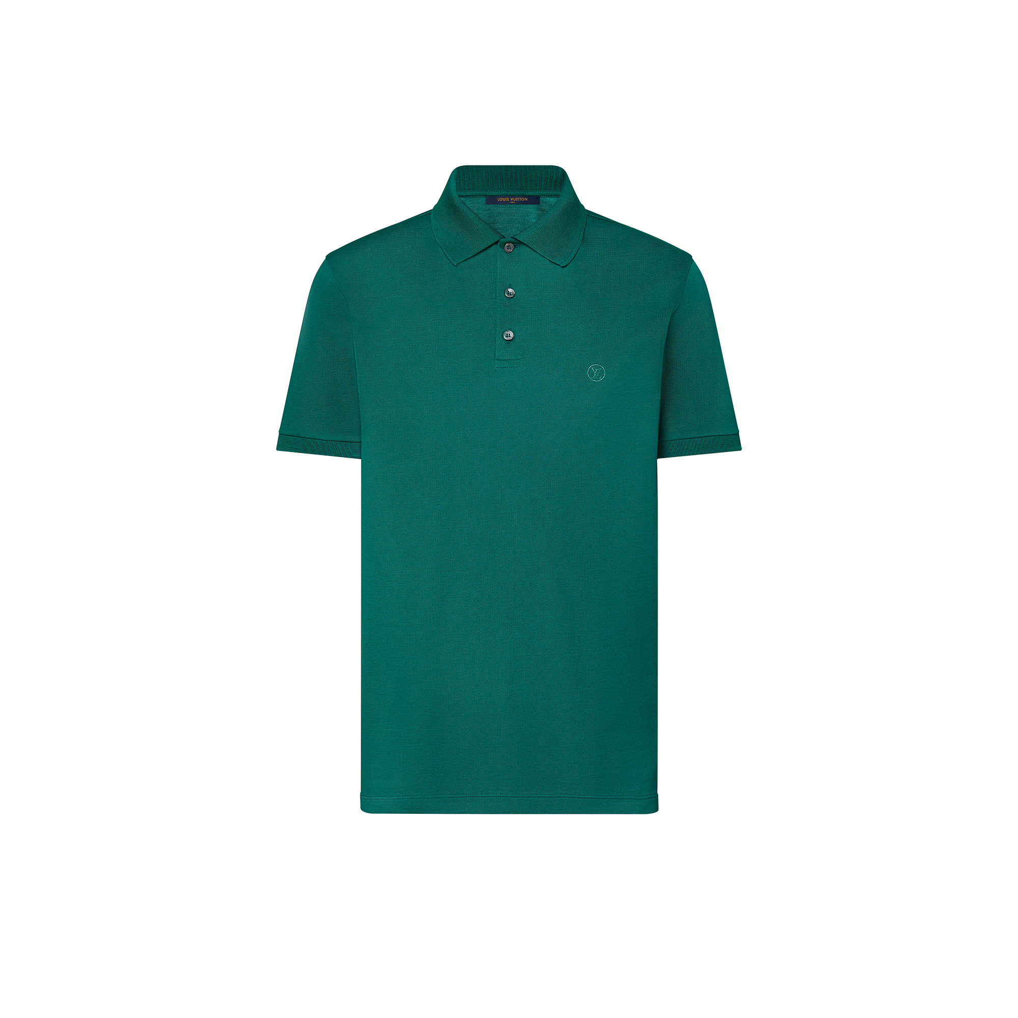 Louis Vuitton Classic Short-Sleeved Pique Polo - Men - Ready-to-Wear 1AATRT Vert Mousse