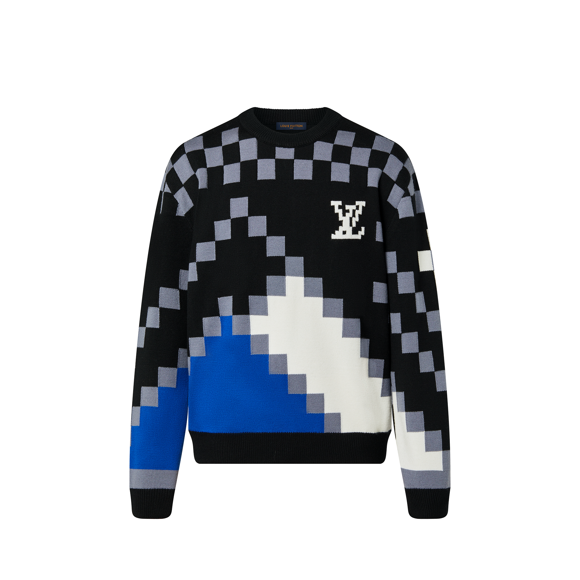 Louis Vuitton LV Fair Isle Macro Crewneck - Men - Ready-to-Wear 1AATW1 XS