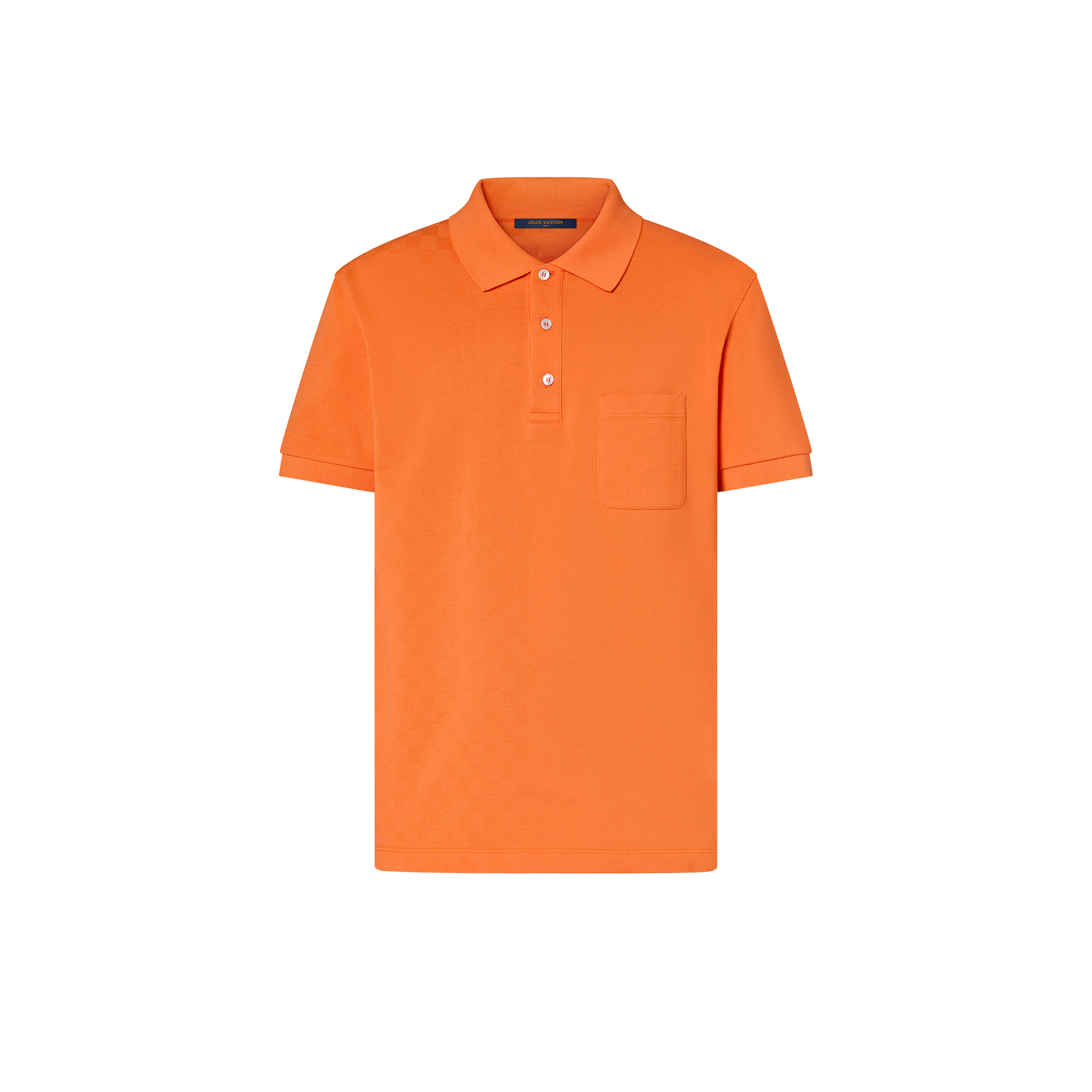 Louis Vuitton LVSE Half Damier Pocket Polo - Men - Ready-to-Wear 1AATWU Cheddar