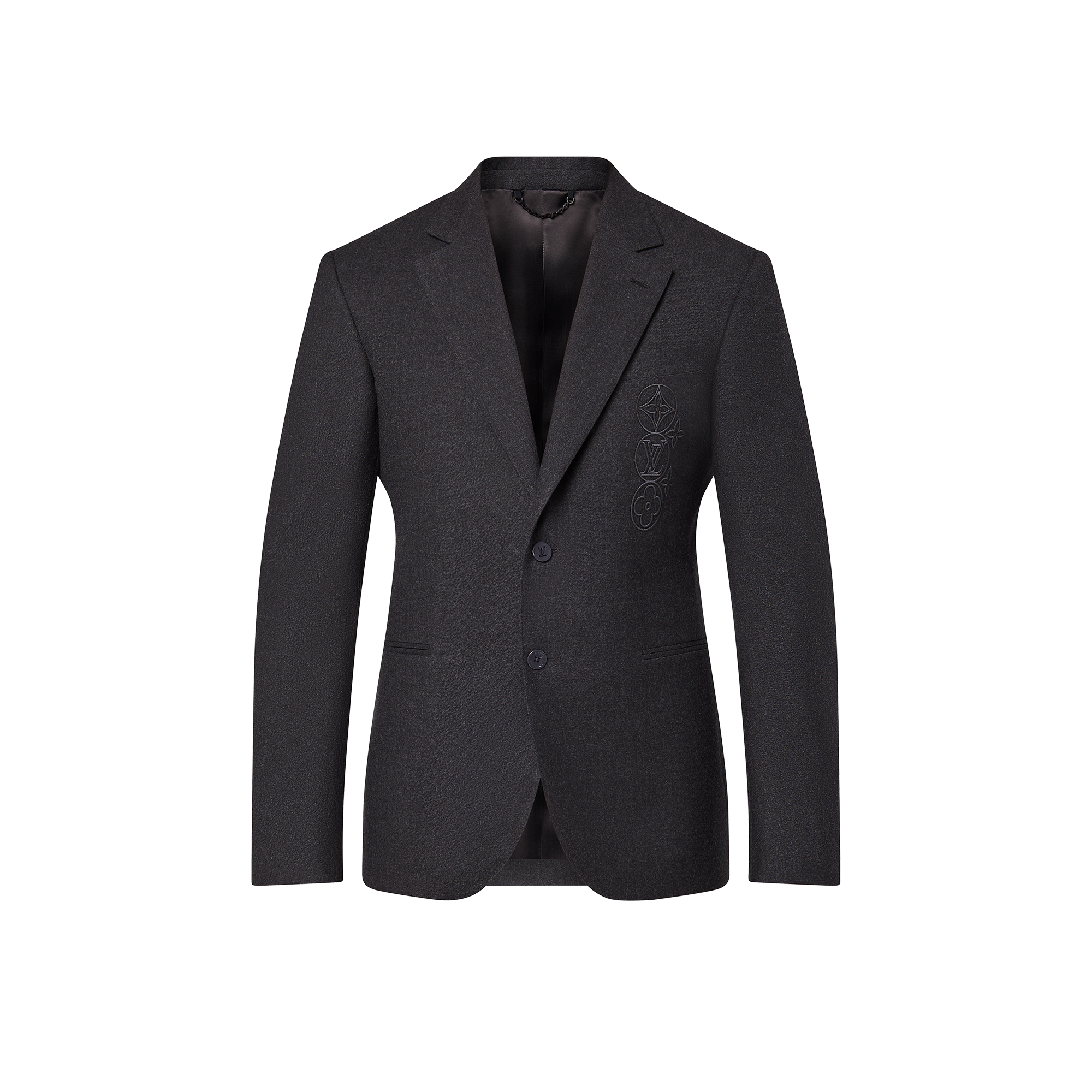 Louis Vuitton Monogram Embossed Single-Breasted Pont Neuf Jacket - Men - Ready-to-Wear 1AAVHL