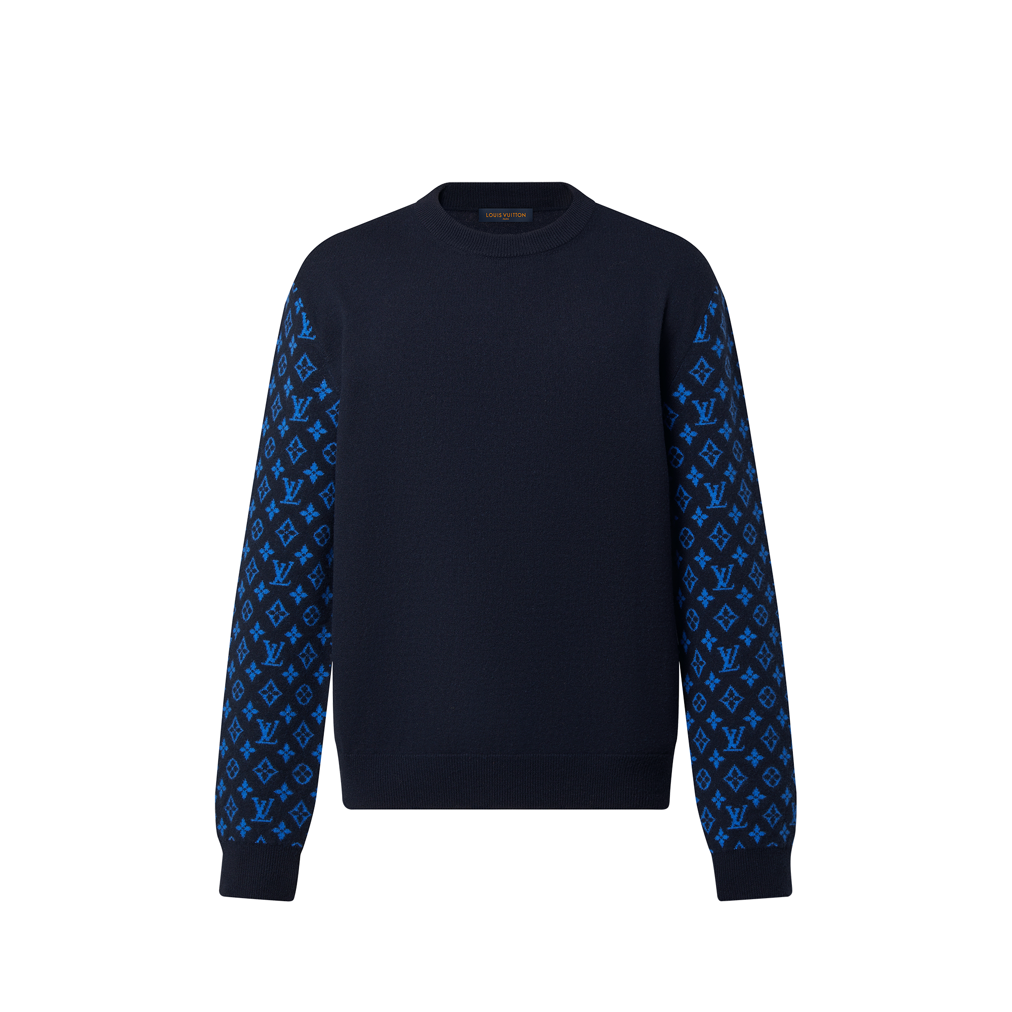 Louis Vuitton Monogram Mix Cashmere Crewneck - Men - Ready-to-Wear 1AAVIW L