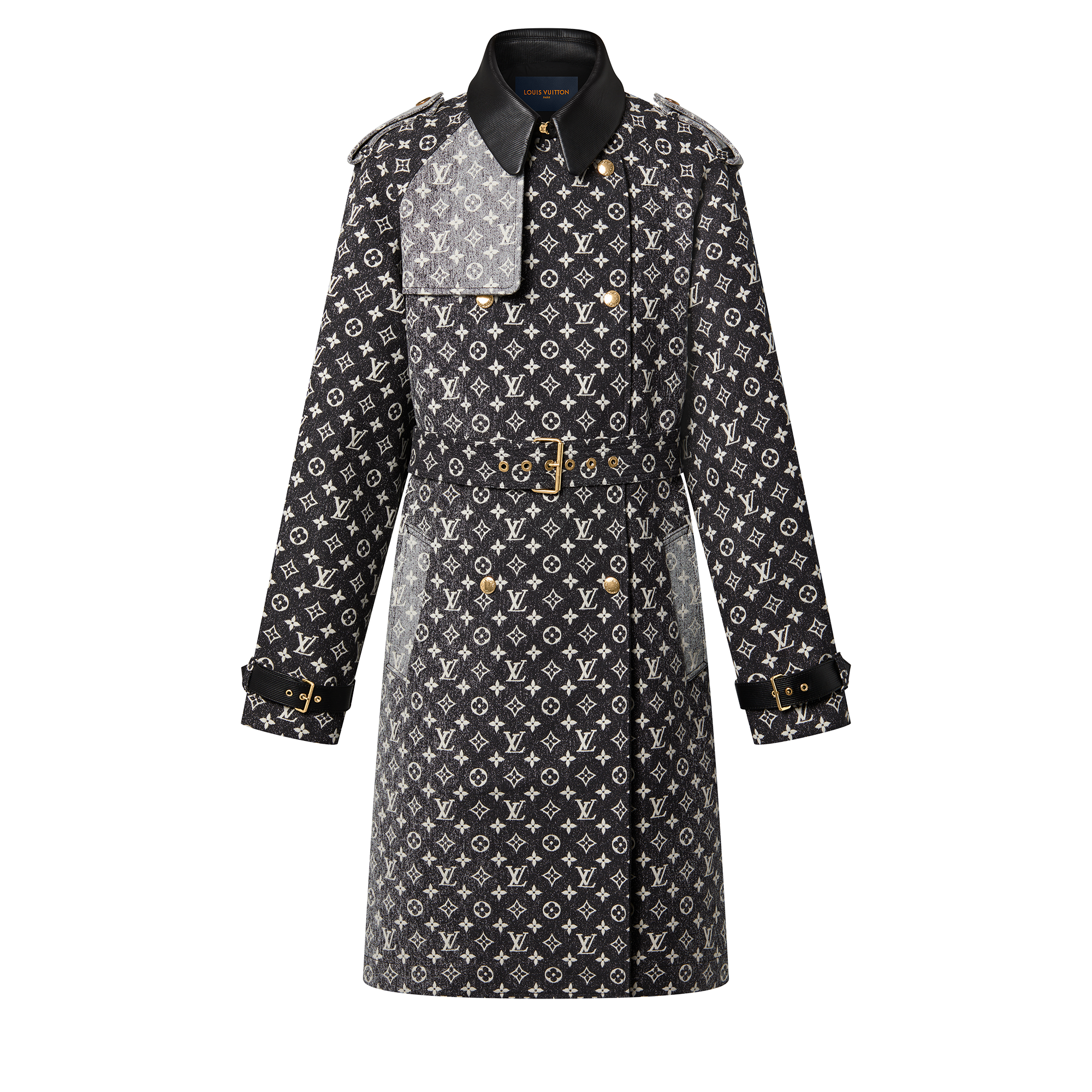 Louis Vuitton Monogram Denim Trench Coat - Women - Ready-to-Wear 1AAWEJ