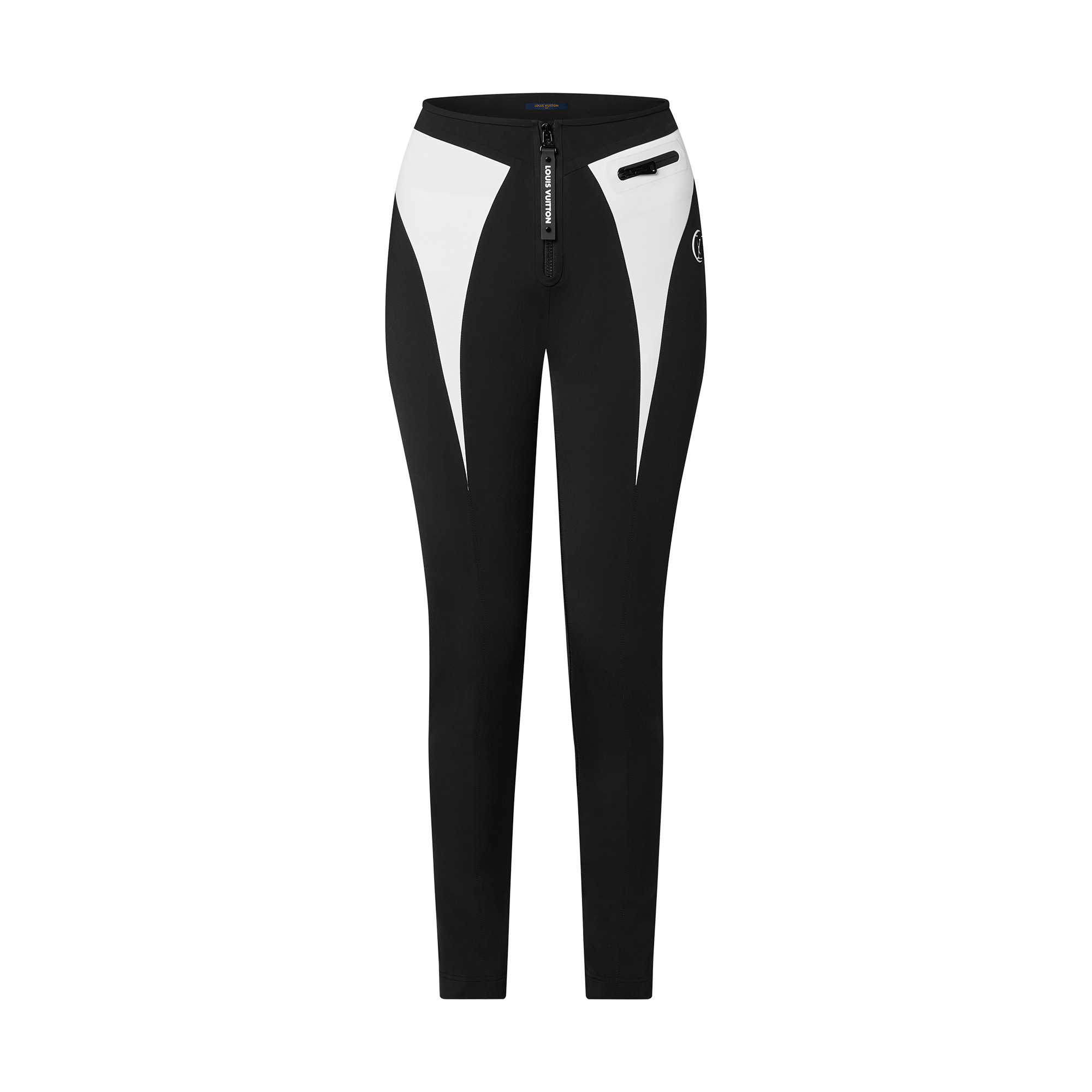 Louis Vuitton Graphic Accent Zip-Up Leggings  - Women - Ready-to-Wear 1AAWHF