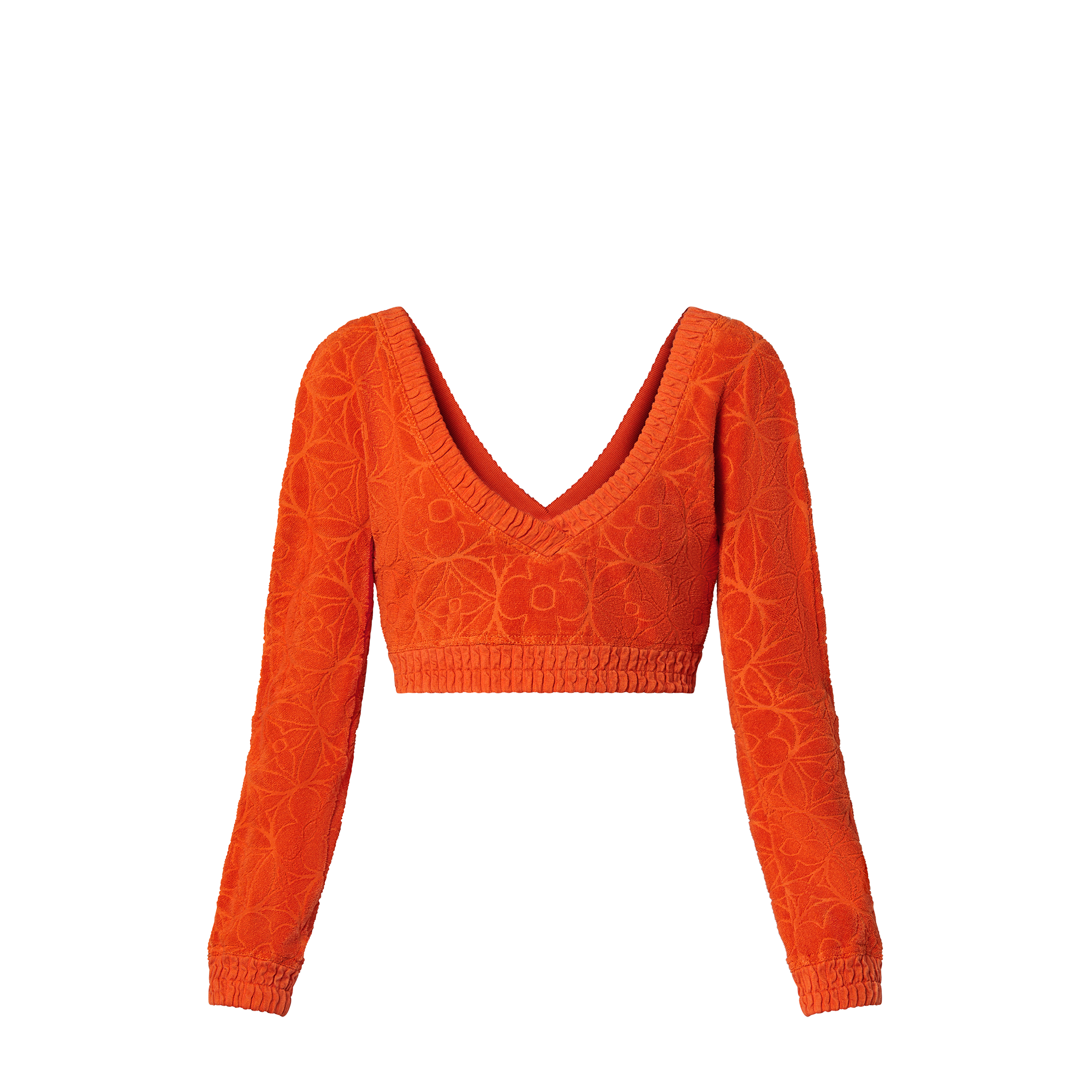 Louis Vuitton Monogram Flower Toweling Crop Top - Women - Ready-to-Wear 1AAWQN S