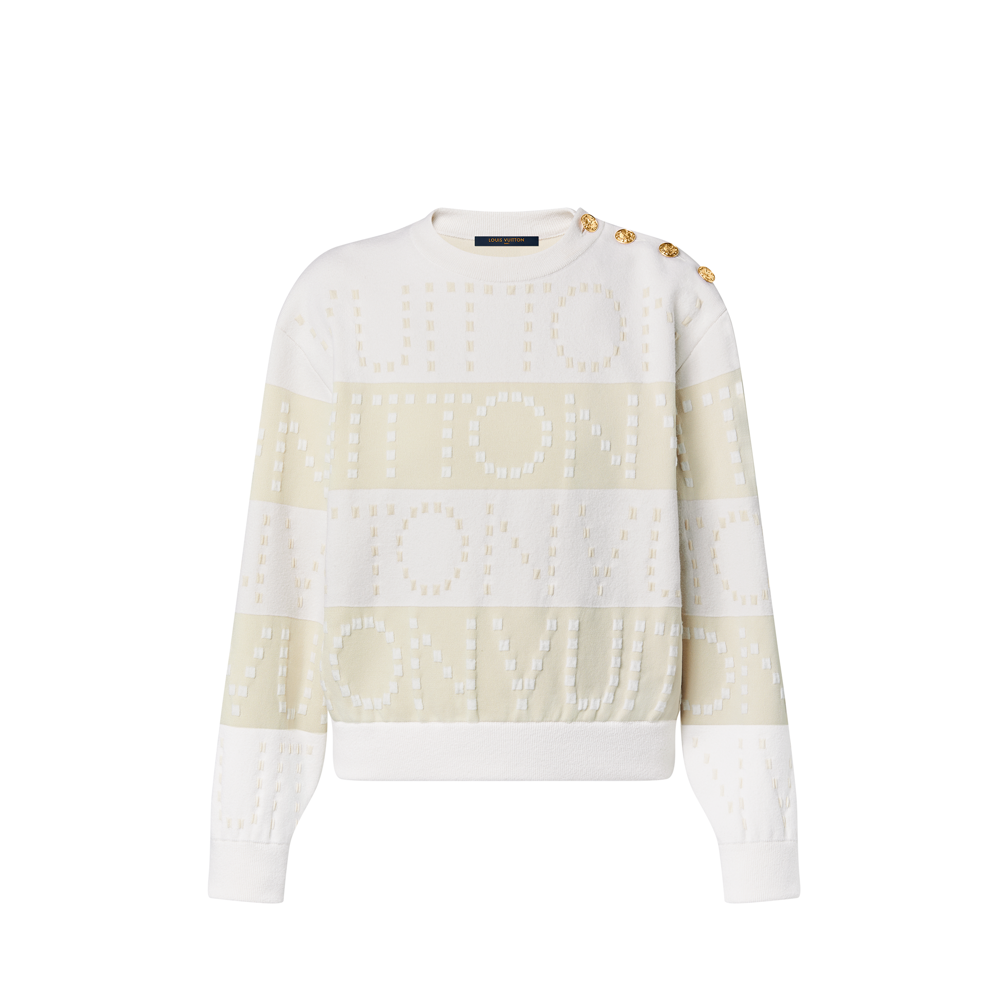 Louis Vuitton Signature Chunky Stripes Pullover  - Women - Ready-to-Wear 1AAXCL S