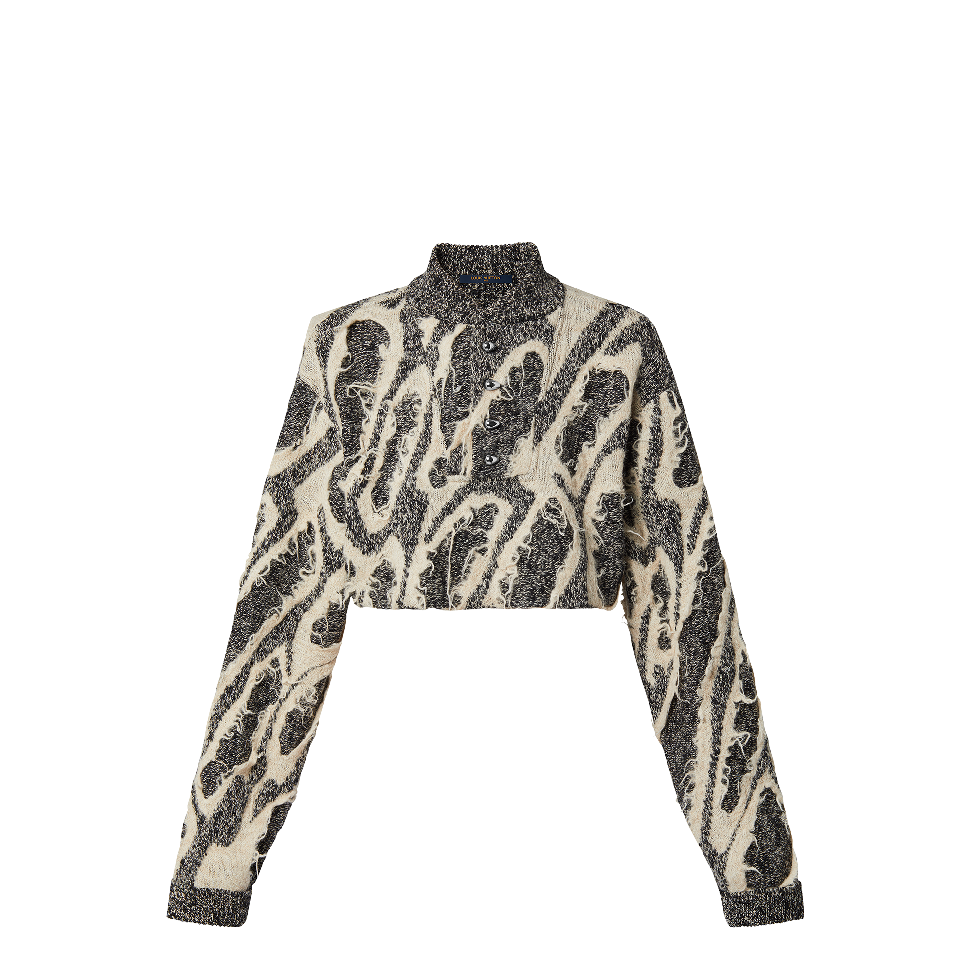 Louis Vuitton Fray Knit Cropped Pullover  - Women - Ready-to-Wear 1AAYC7 S