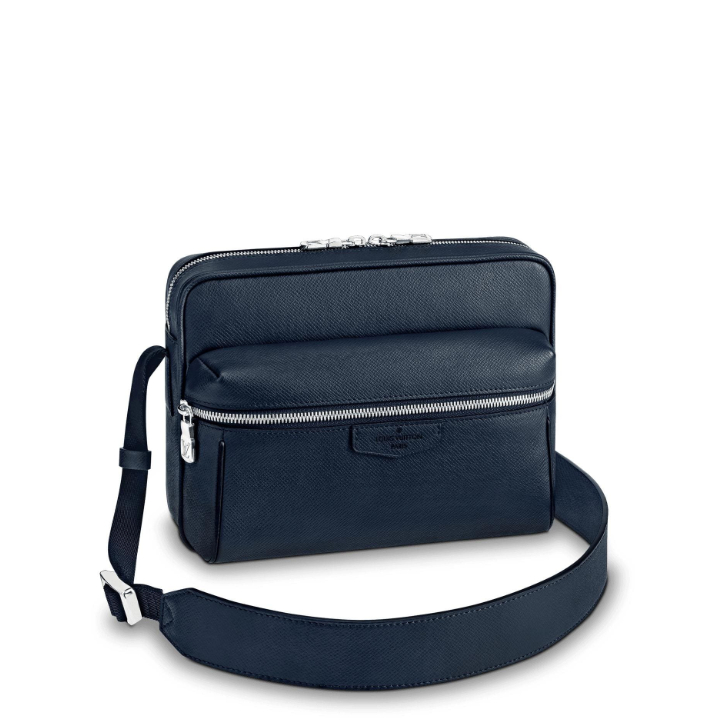 Louis Vuitton Outdoor Messenger PM Taiga Leather Navy Blue - Bags M33435