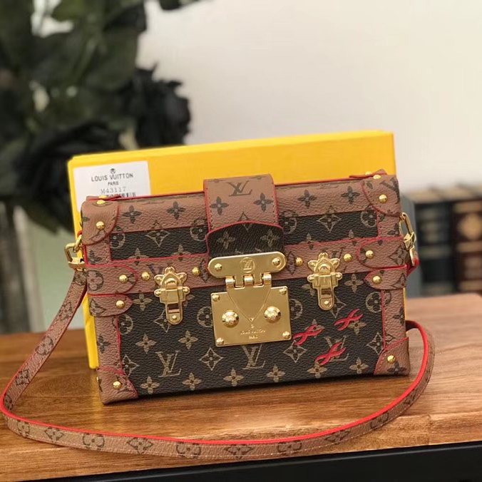 Louis Vuitton Monogram Reverse Canvas Petite Malle M43117