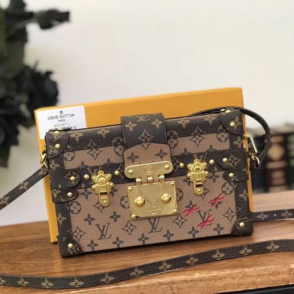 Louis Vuitton Monogram Reverse Canvas Petite Malle M44154