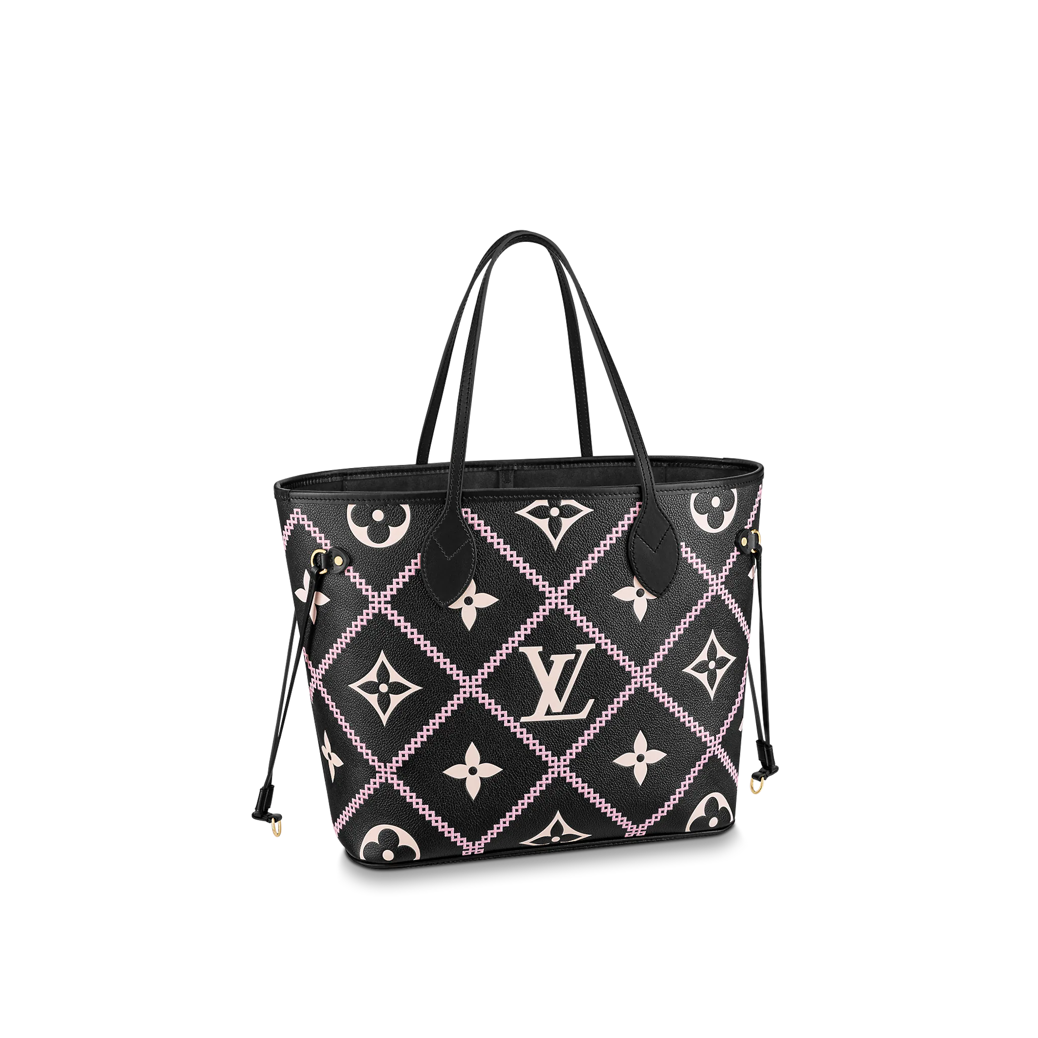 Louis Vuitton Neverfull MM Monogram Empreinte Leather in Black - Women - Handbags M46040