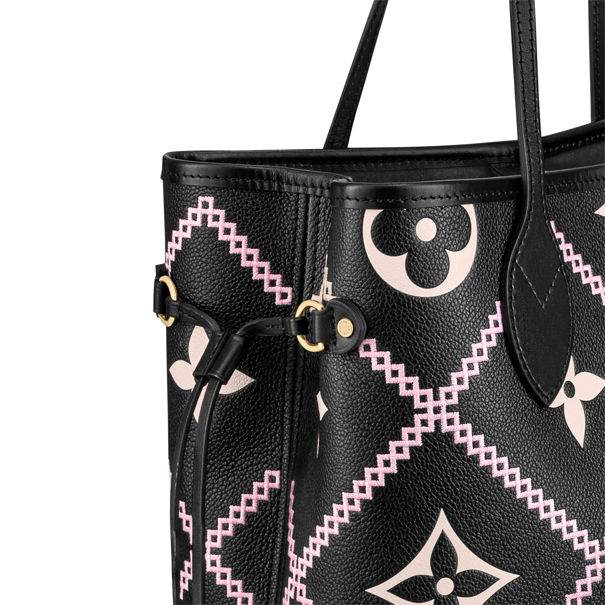 Louis Vuitton Neverfull MM Monogram Empreinte Leather in Black - Women - Handbags M46040