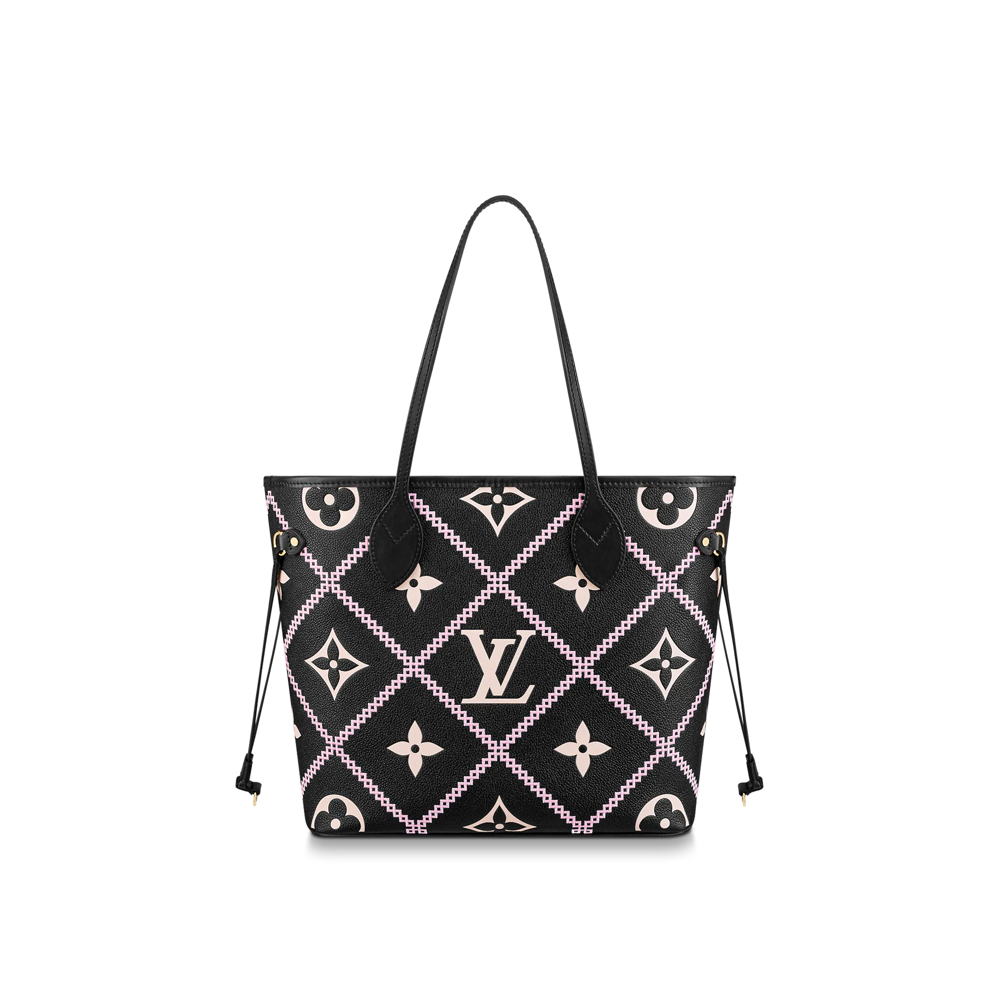 Louis Vuitton Neverfull MM Monogram Empreinte Leather in Black - Women - Handbags M46040