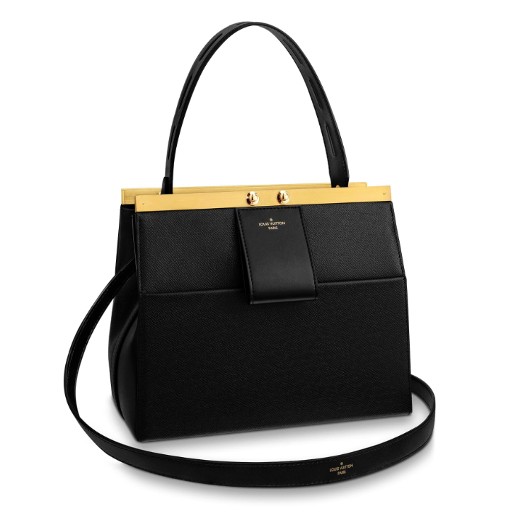 Louis Vuitton Taiga Cowhide Leather City Frame M52240 Noir Black