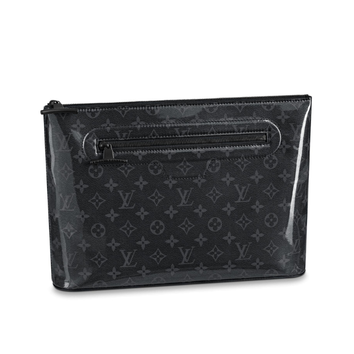 Louis Vuitton Monogram Eclipse Glaze Pochette Cosmos Clutch M63373