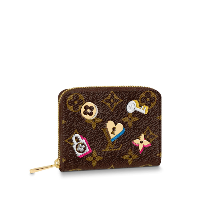 Louis Vuitton Monogram Canvas Zippy Coin Purse M64118 Pivoine Pink