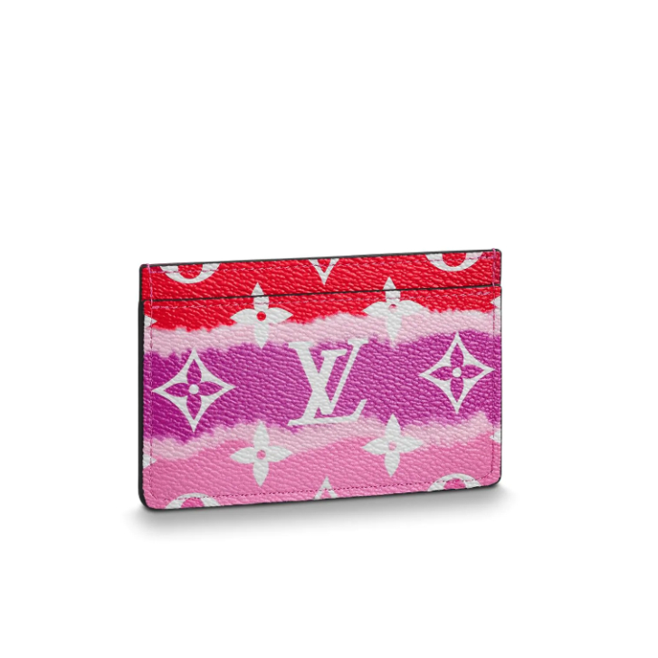 Louis Vuitton Monogram Giant Canvas LV Escale Card Holder M69115 Red