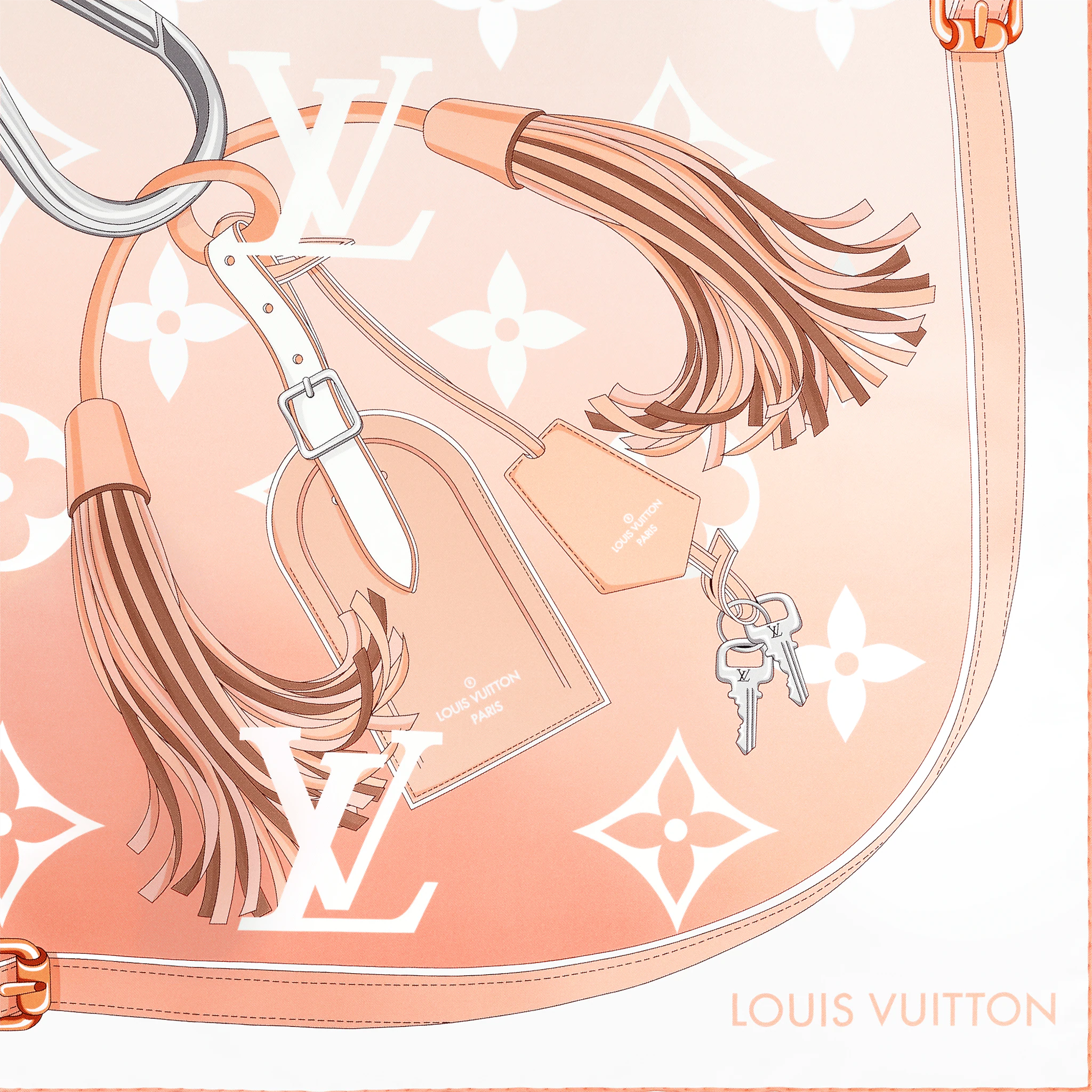 Louis Vuitton Monogram Gradient Square Women in Mist - Accessories M76776