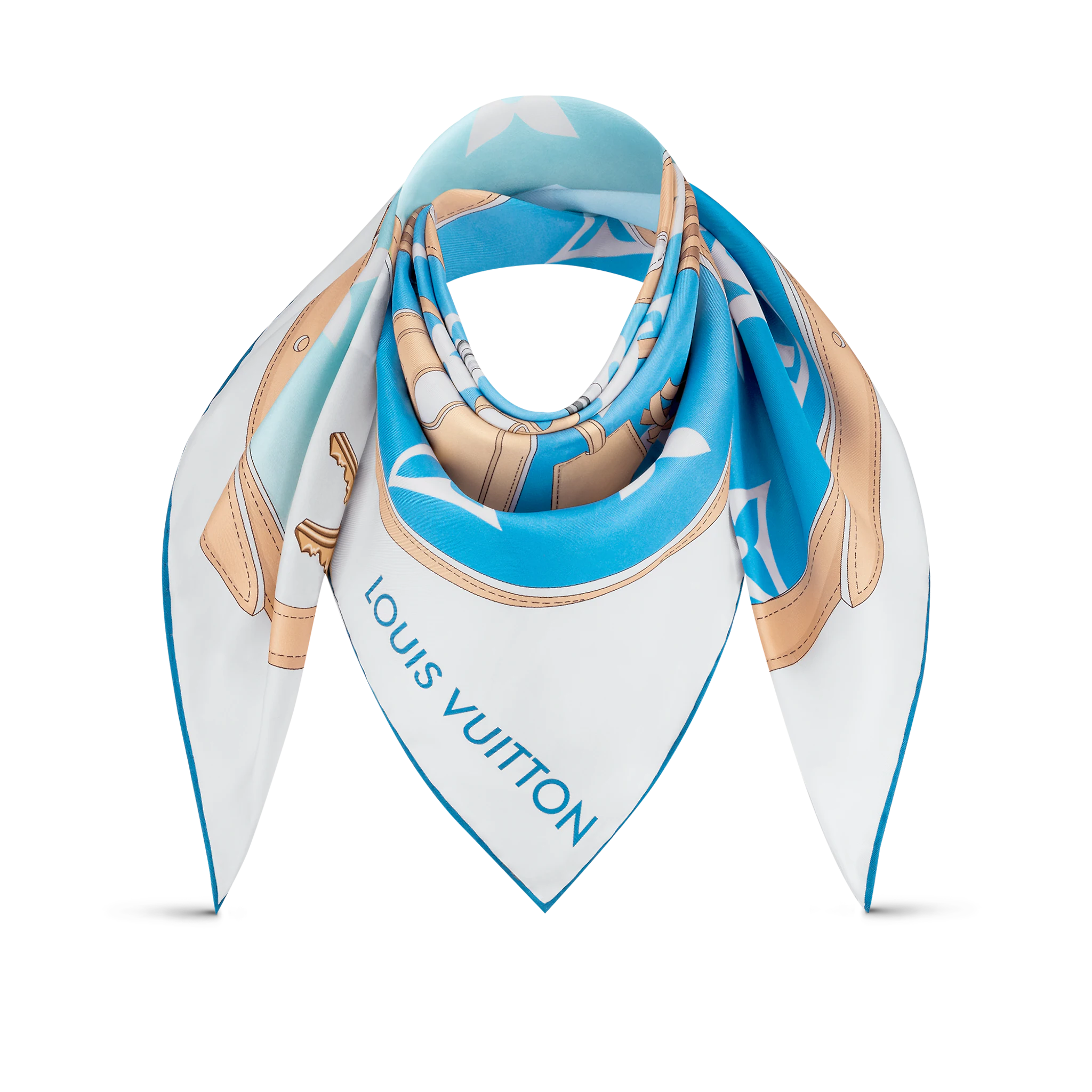 Louis Vuitton Monogram Gradient Square Women in Blue - Accessories M76777