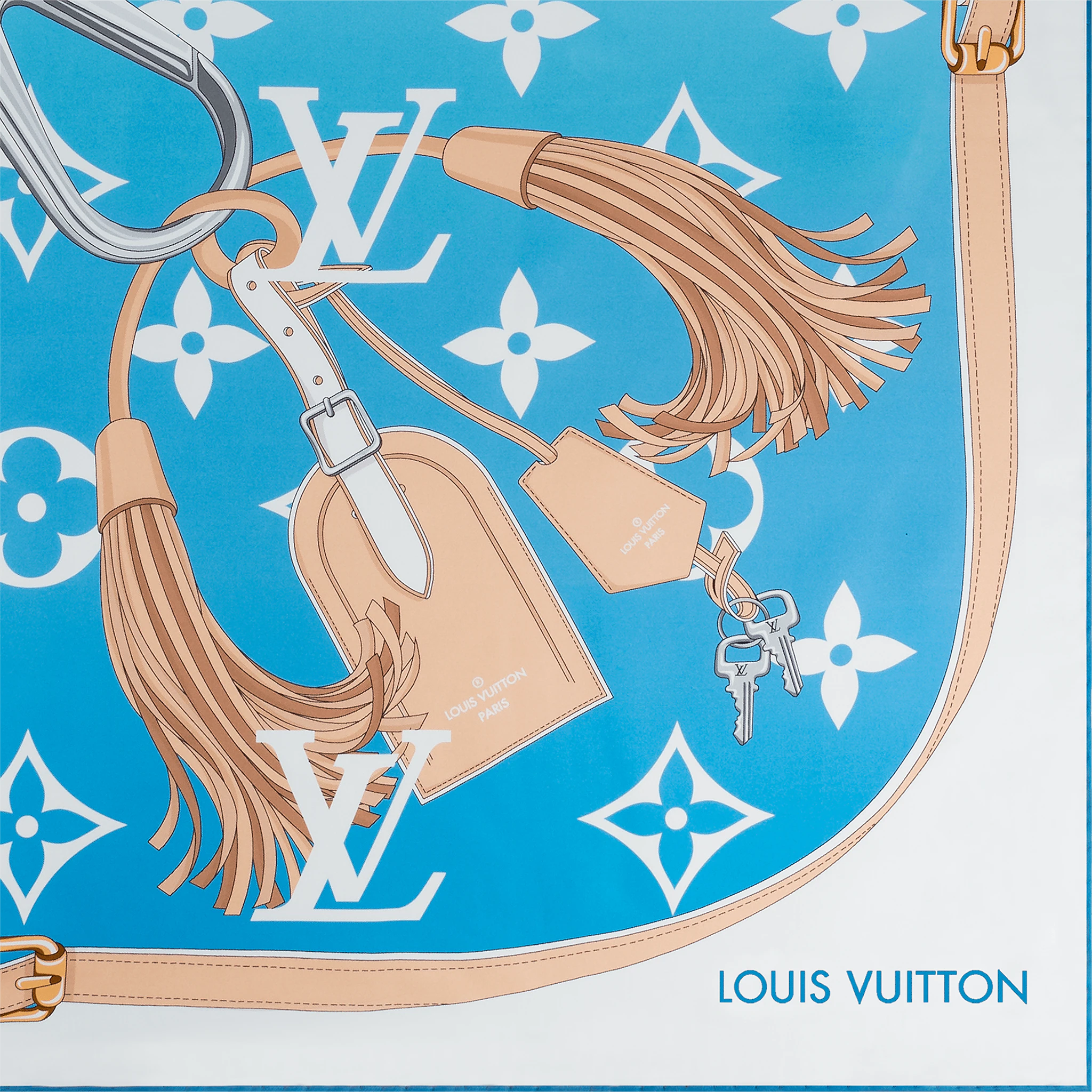 Louis Vuitton Monogram Gradient Square Women in Blue - Accessories M76777