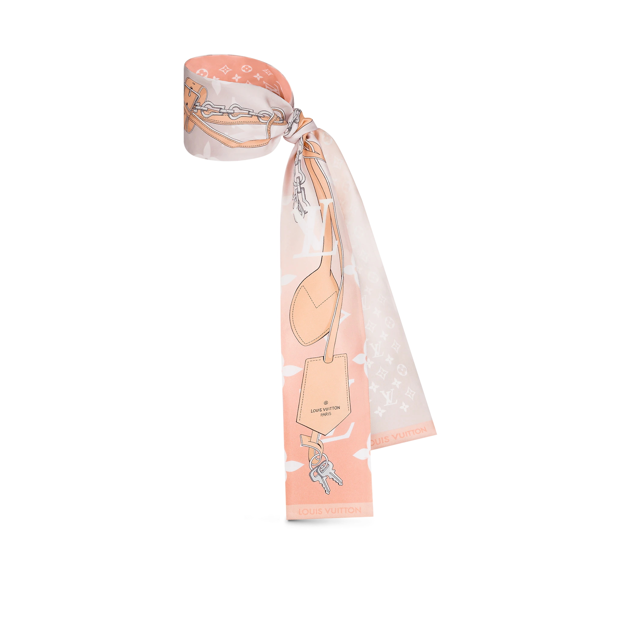 Louis Vuitton Louis Vuitton Monogram Gradient Bandeau in Grey - Accessories M76778