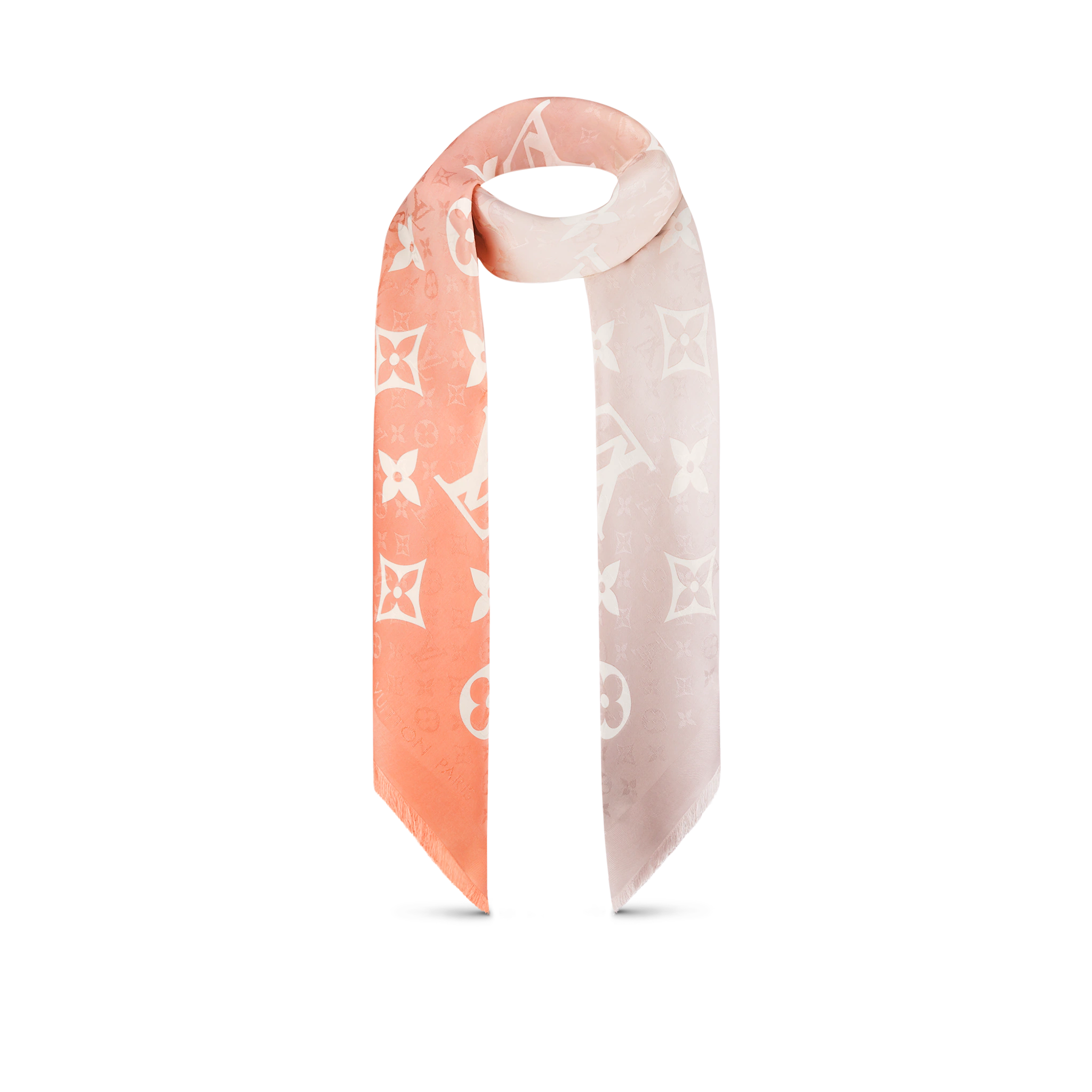 Louis Vuitton LV Gradient Monogram Shawl in Sable Beige - Accessories M76783