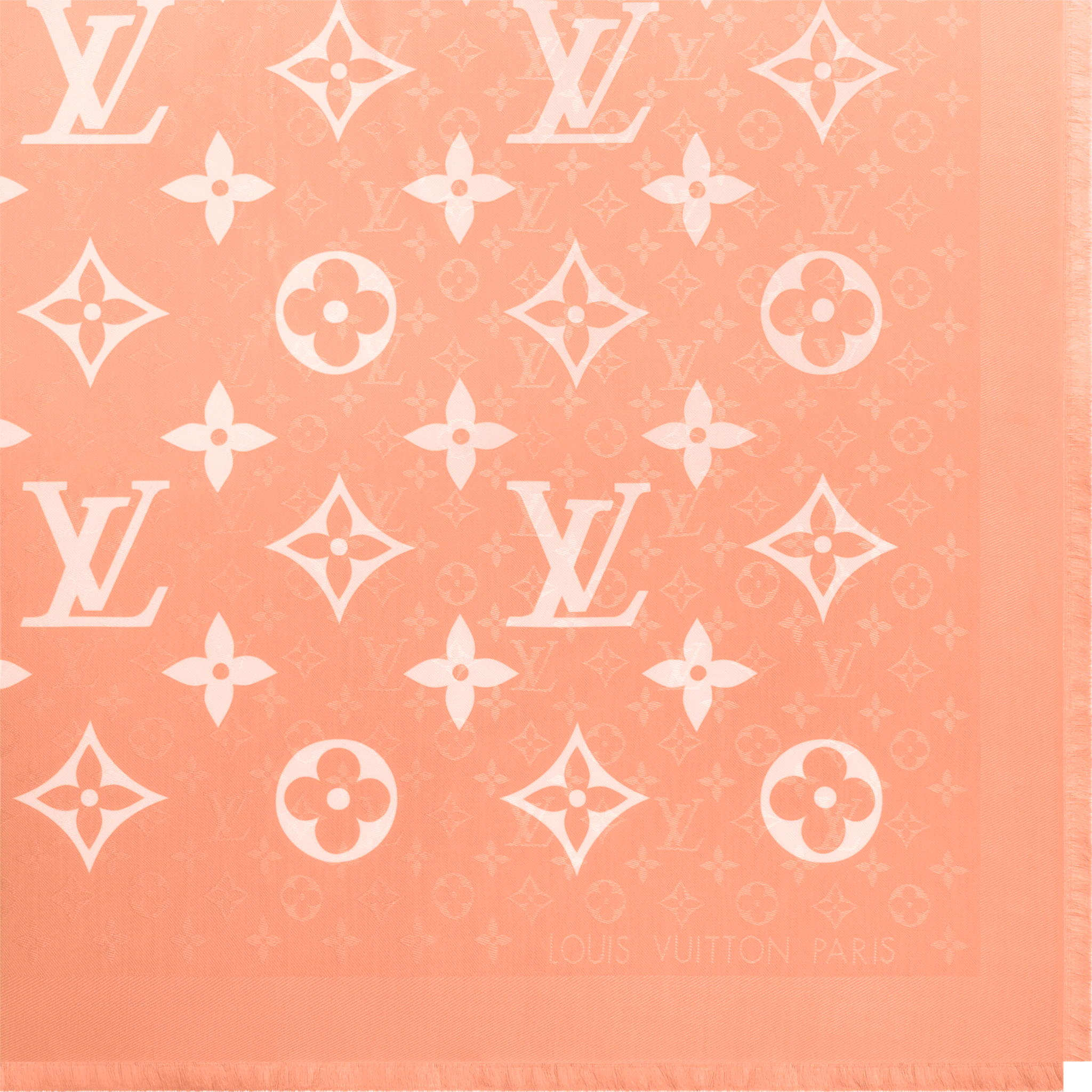 Louis Vuitton LV Gradient Monogram Shawl in Sable Beige - Accessories M76783