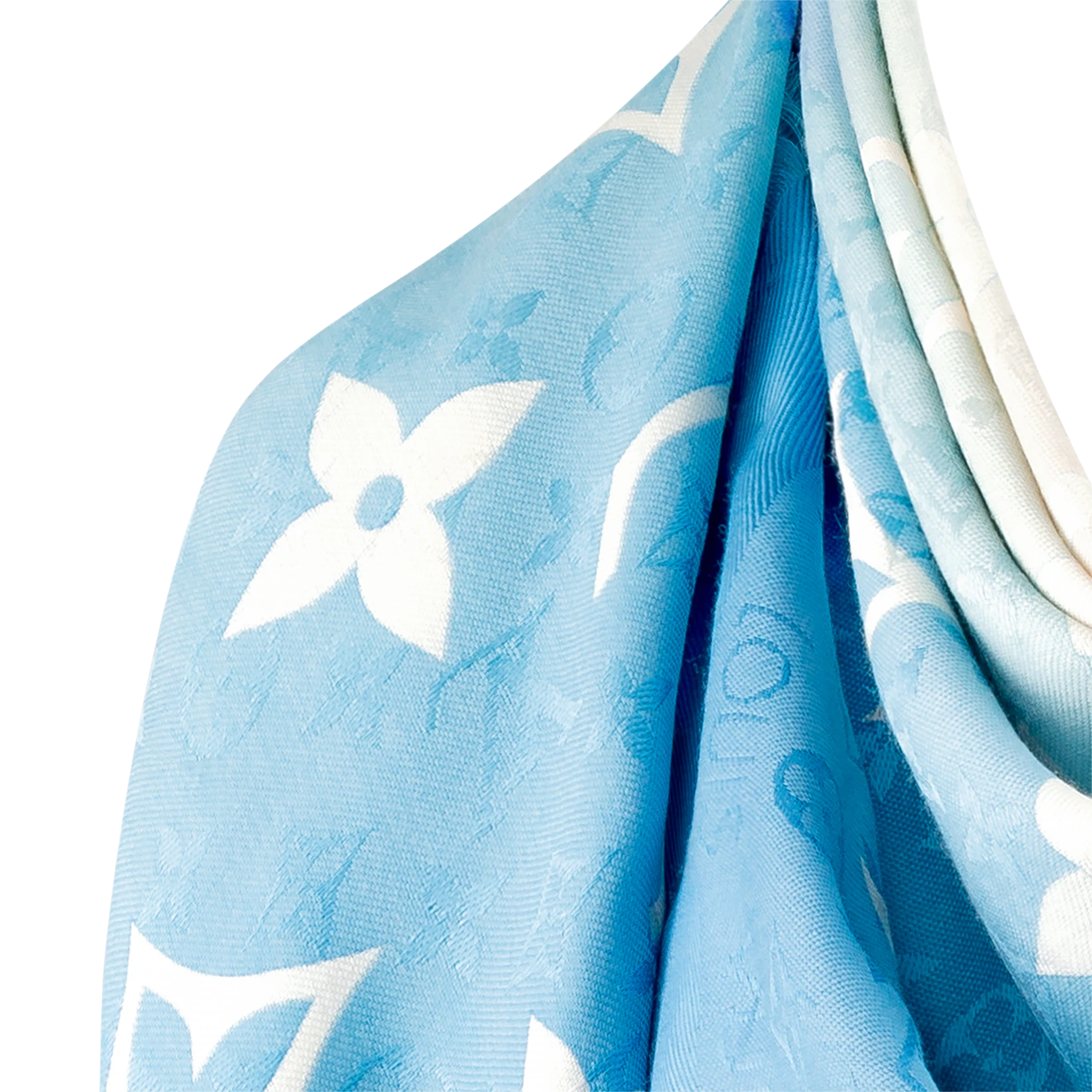 Louis Vuitton LV Gradient Monogram Shawl in Blue - Accessories M76784