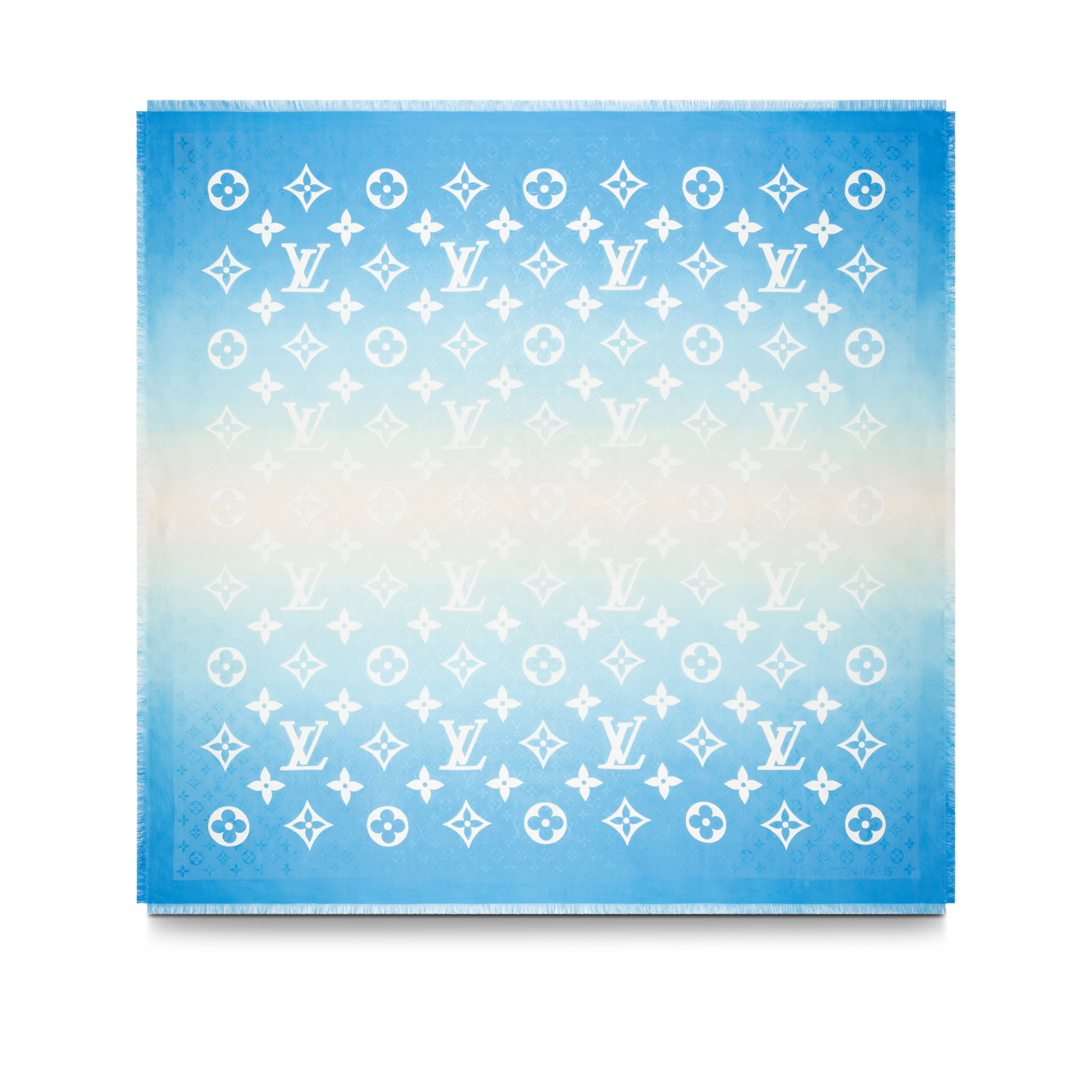 Louis Vuitton LV Gradient Monogram Shawl in Blue - Accessories M76784