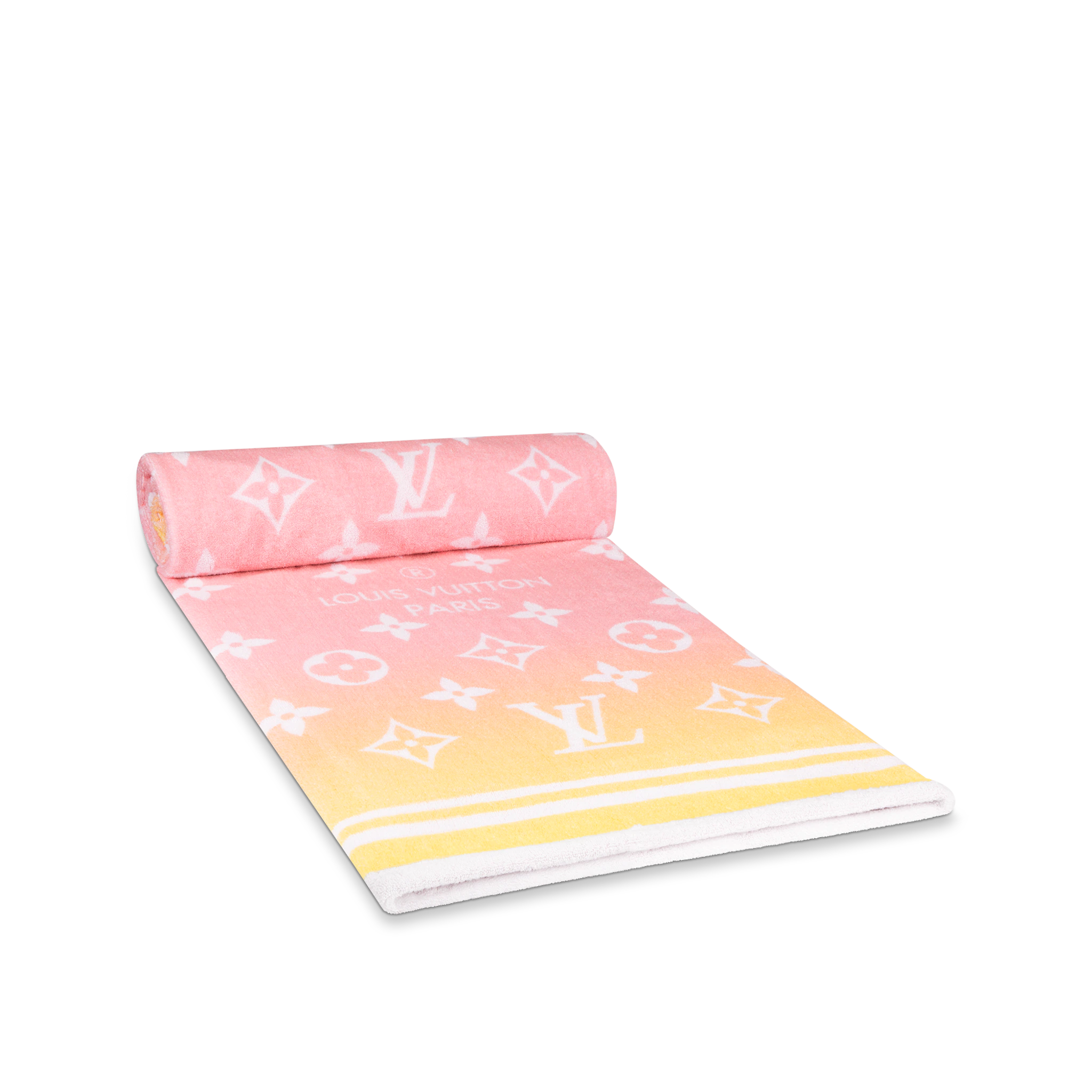 Louis Vuitton Monogram Gradient Beach Towel Women in Rose - Home M76786
