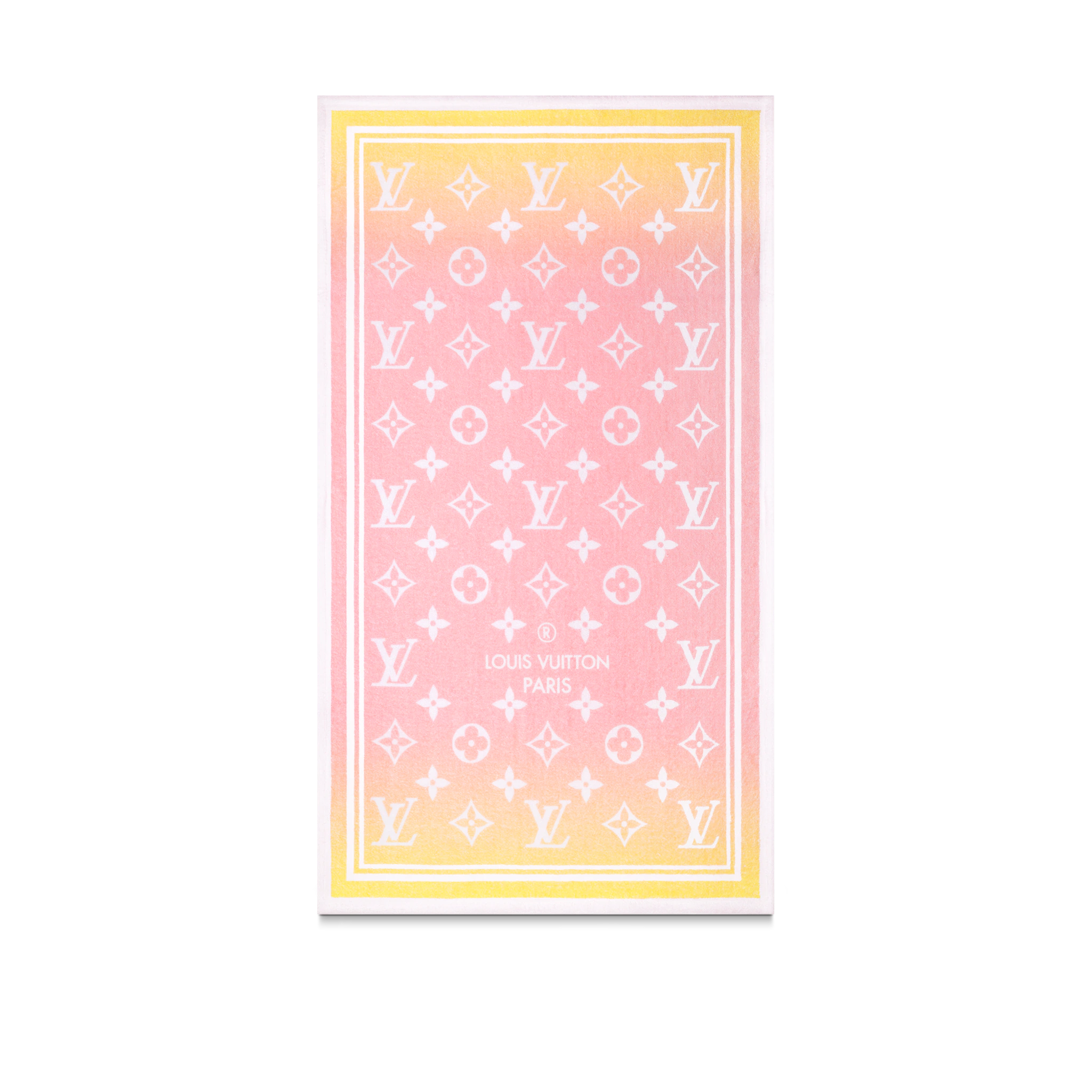 Louis Vuitton Monogram Gradient Beach Towel Women in Rose - Home M76786