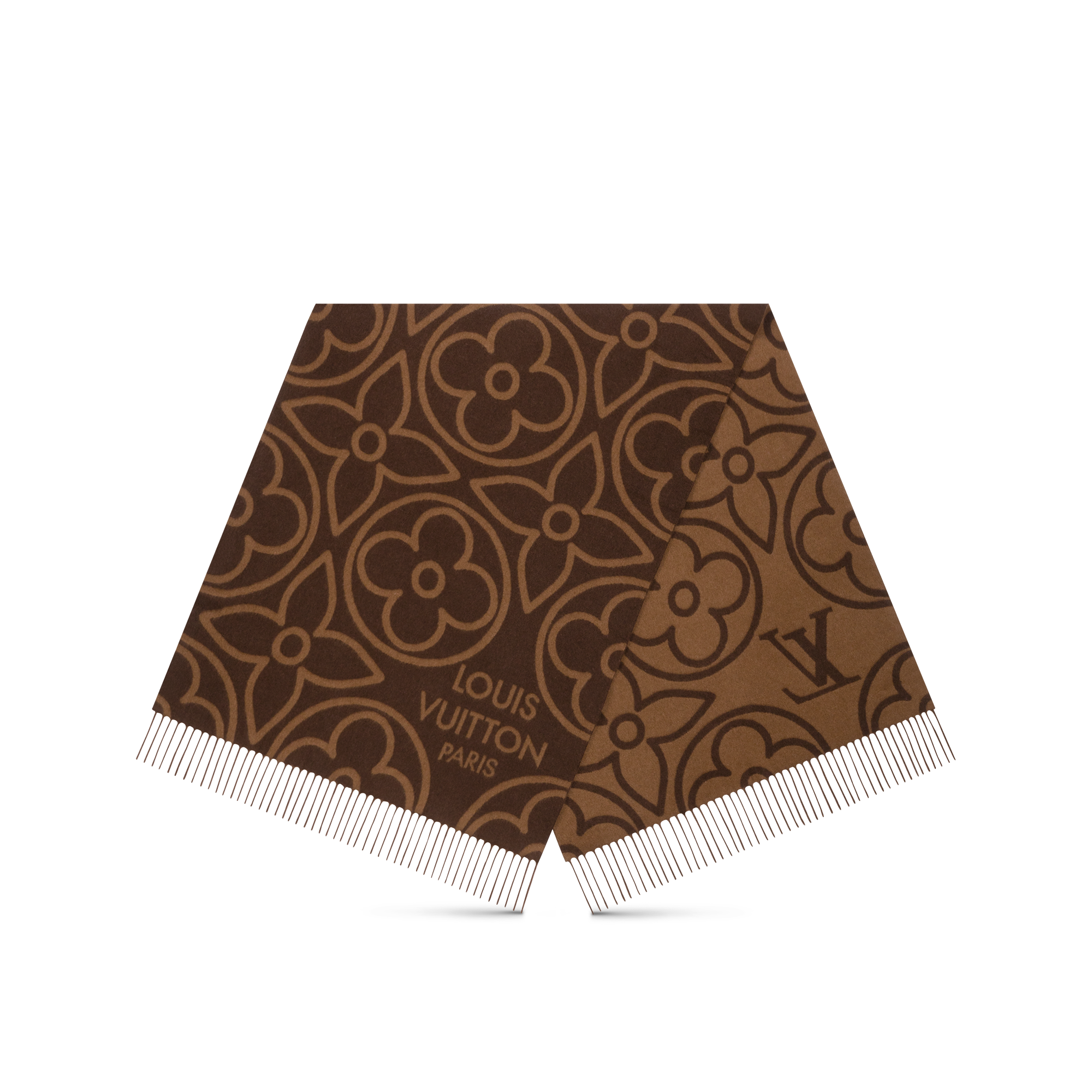 Louis Vuitton LV In Bloom Scarf - Women - Accessories M78094 Brown Louis Vuitton LV In Bloom Scarf - Women - Accessories M78094 Brown