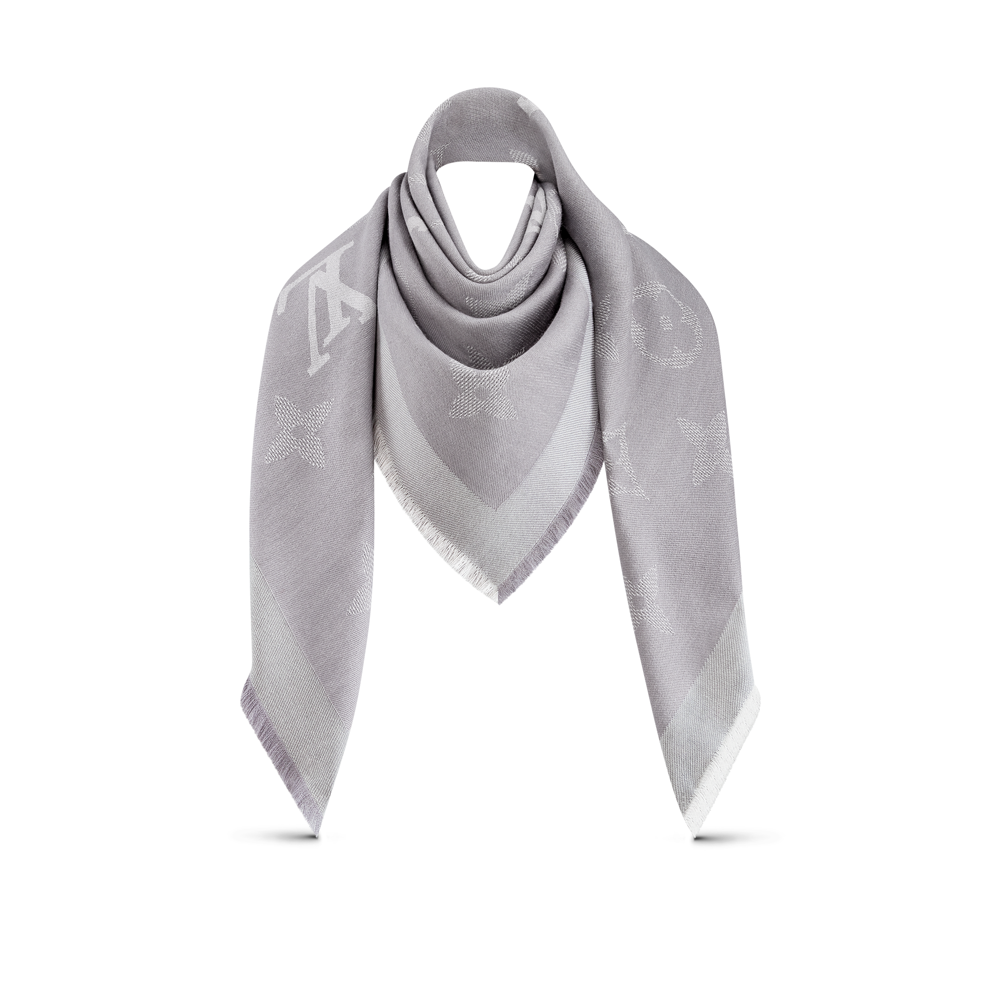 Louis Vuitton LV Harmony Shawl - Women - Accessories M78175 Grey