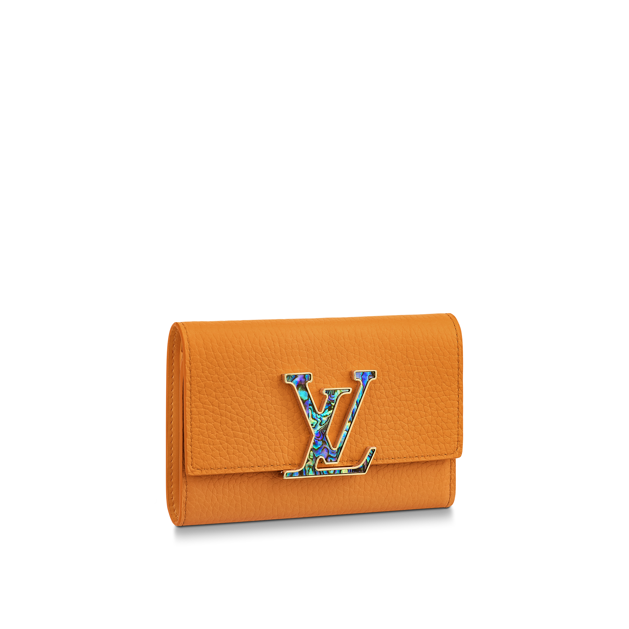 Louis Vuitton Capucines Compact Maxi Wallet Capucines - Women - Small Leather Goods M81669 Safran Imperial