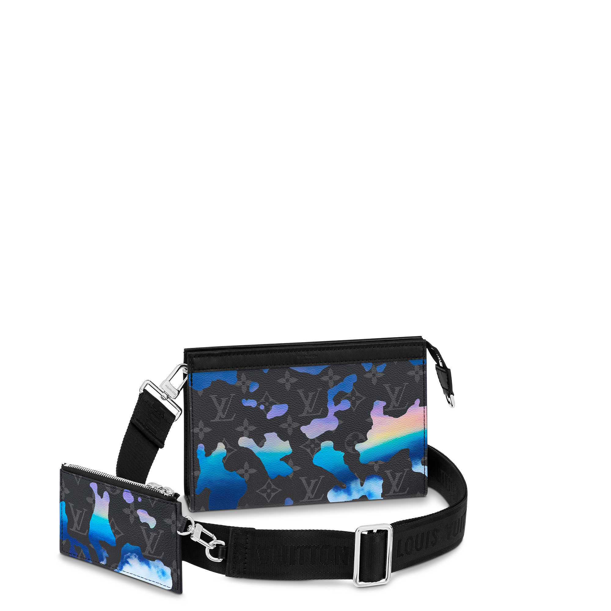 Louis Vuitton Gaston Wearable Wallet Monogram Eclipse Canvas - Men - Bags M81753