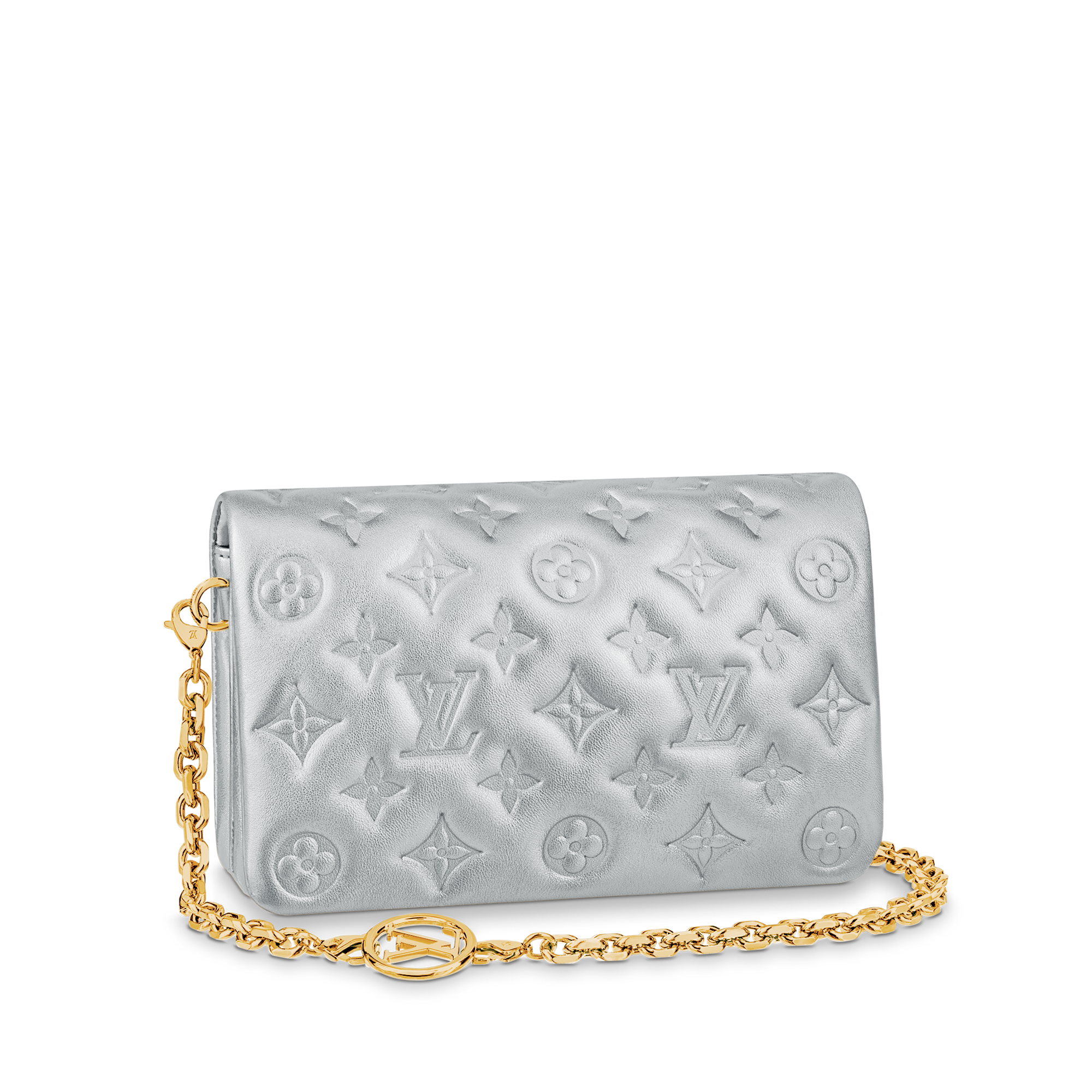 Louis Vuitton Pochette Coussin H27 - Women - Small Leather Goods M82017 Silver