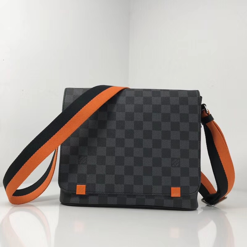 Louis Vuitton 1854 Damier Graphite Canvas District PM N41028