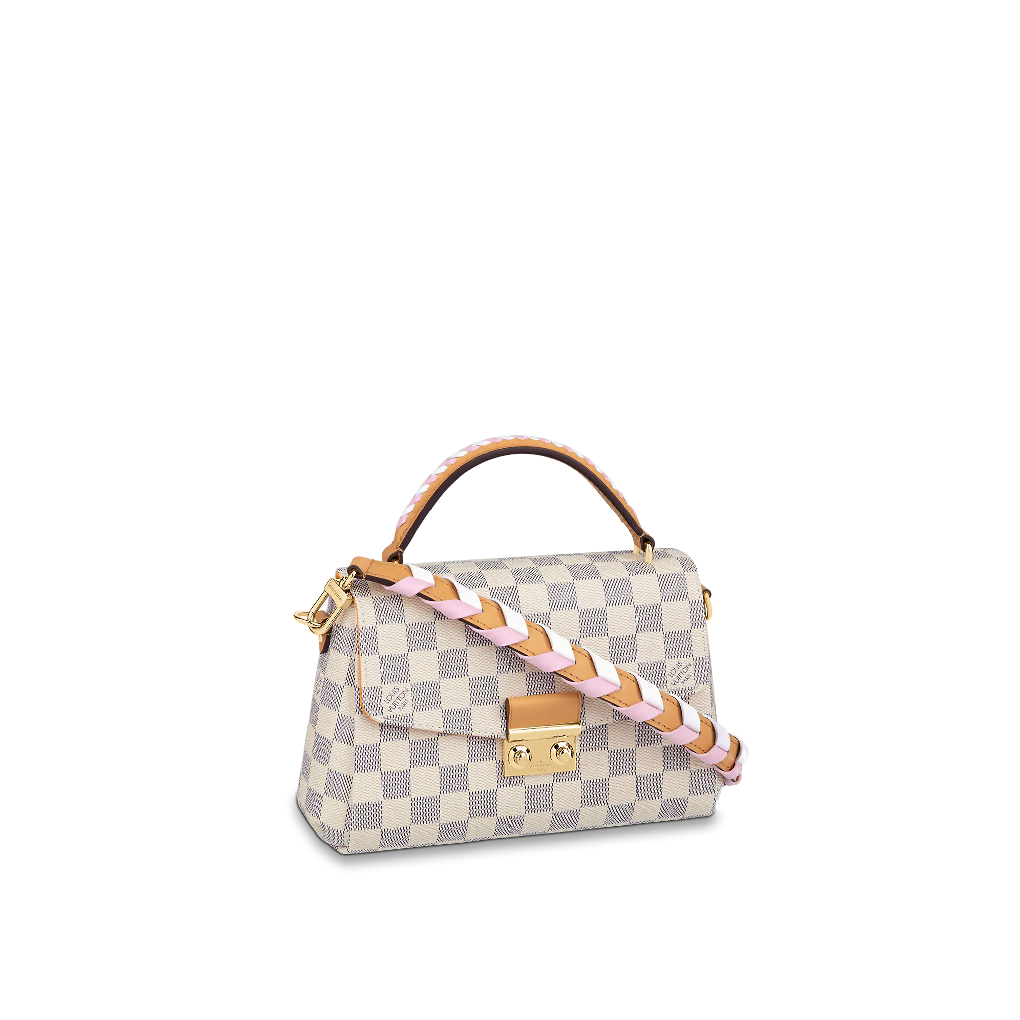 Louis Vuitton Croisette Damier Azur Canvas in Rose - Handbags N50053 Louis Vuitton Croisette Damier Azur Canvas in Rose - Handbags N50053
