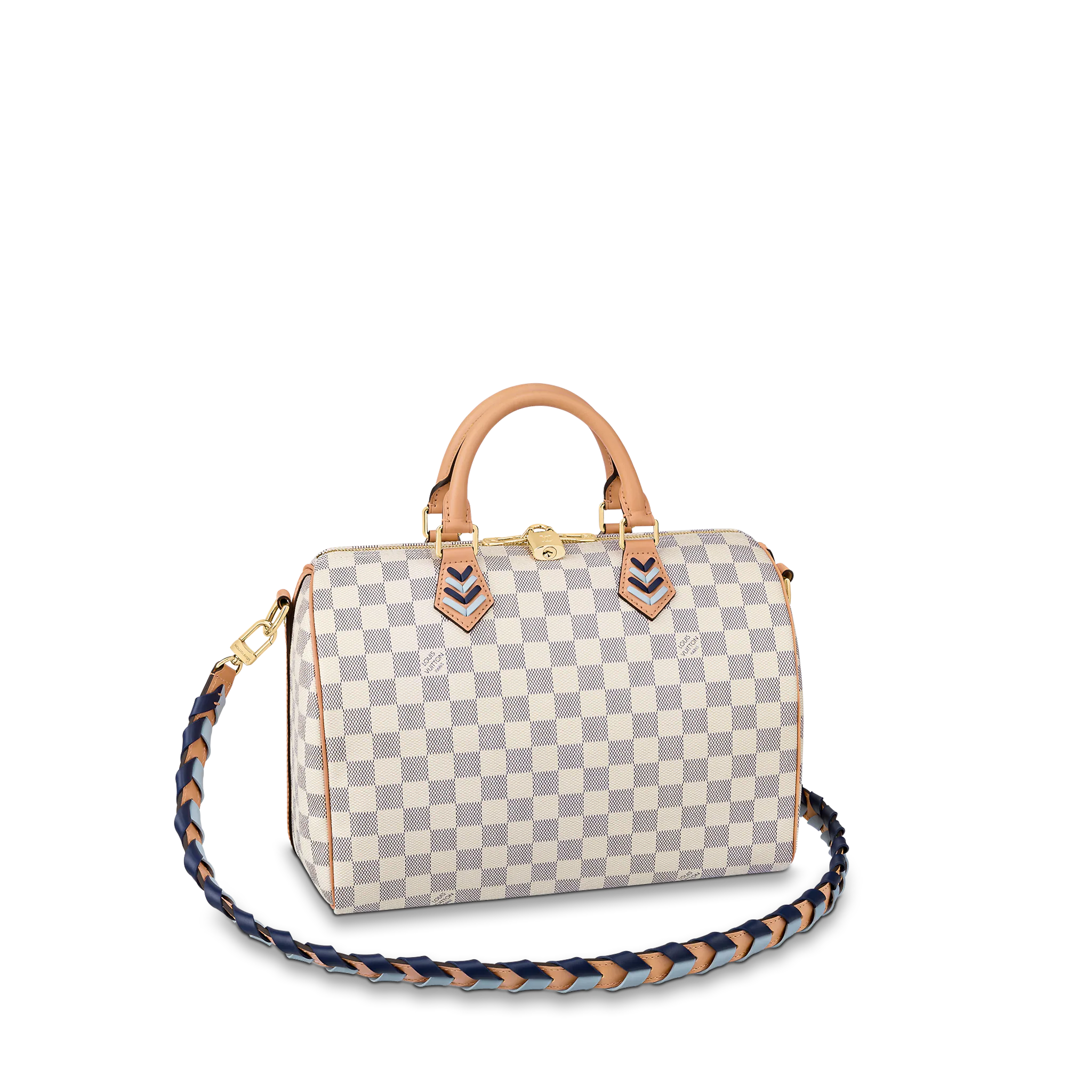 Louis Vuitton Speedy Bandouliere 30 Damier Azur Canvas in Blue - Handbags N50054 Louis Vuitton Speedy Bandouliere 30 Damier Azur Canvas in Blue - Handbags N50054