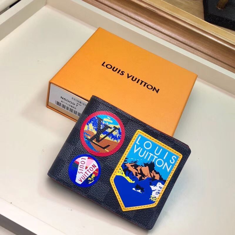 Louis Vuitton Damier Graphite Canvas Alpes Story Multiple Wallet N60097