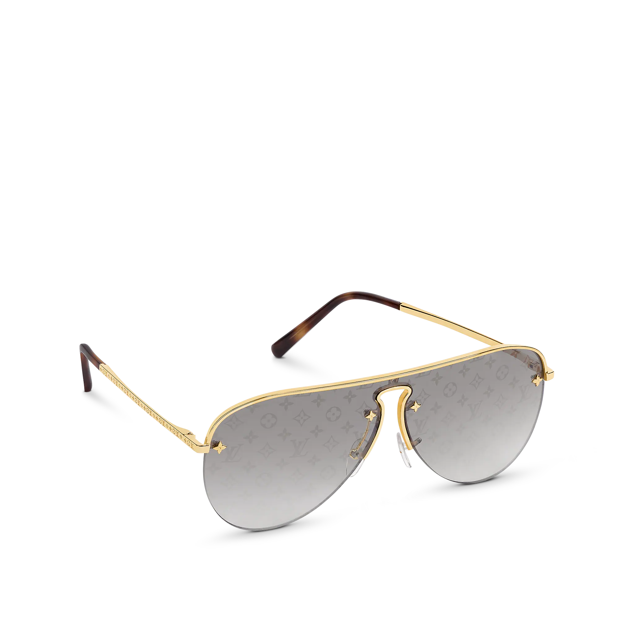 Louis Vuitton Grease Mask Sunglasses in Silver - Accessories Z1469U