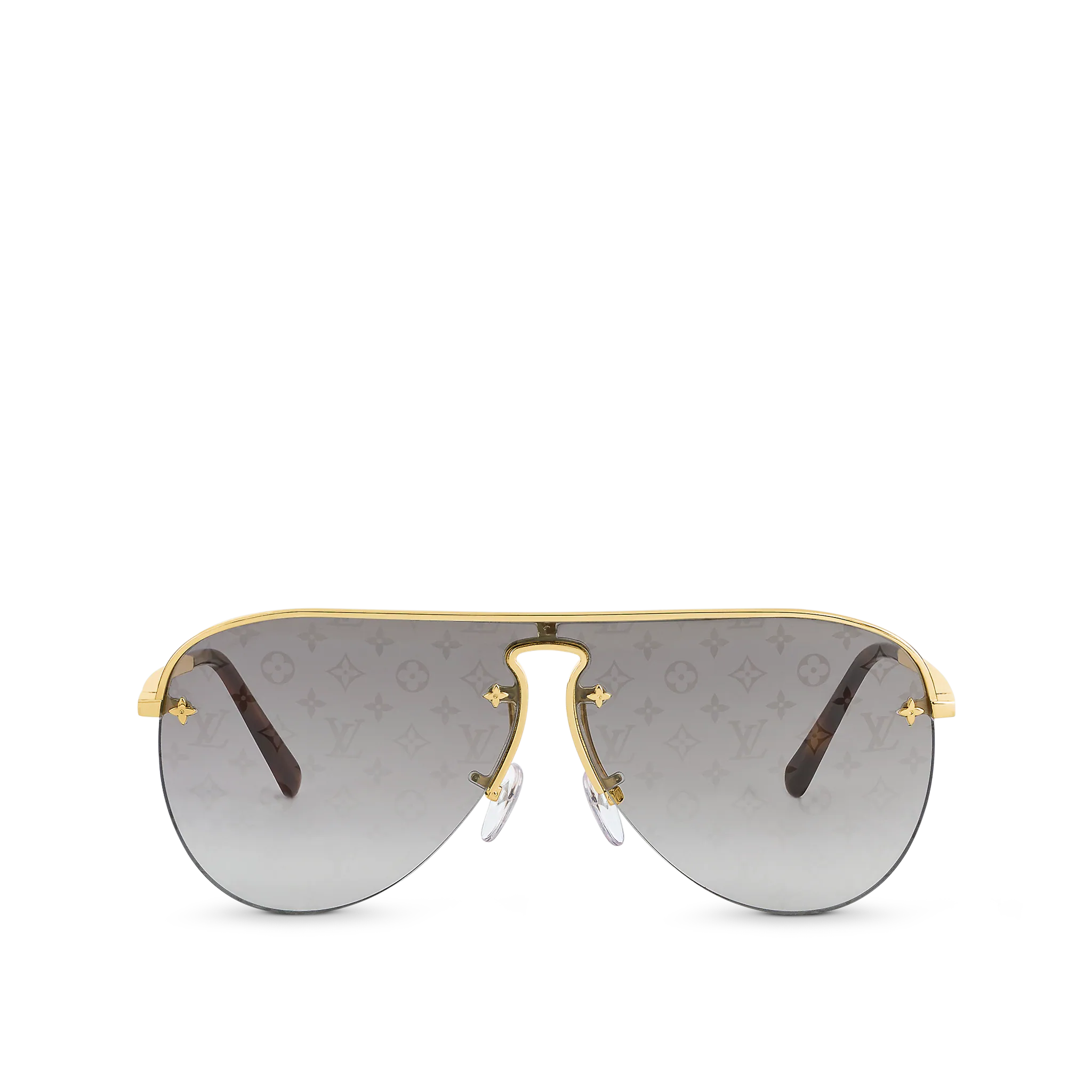 Louis Vuitton Grease Mask Sunglasses in Silver - Accessories Z1469U