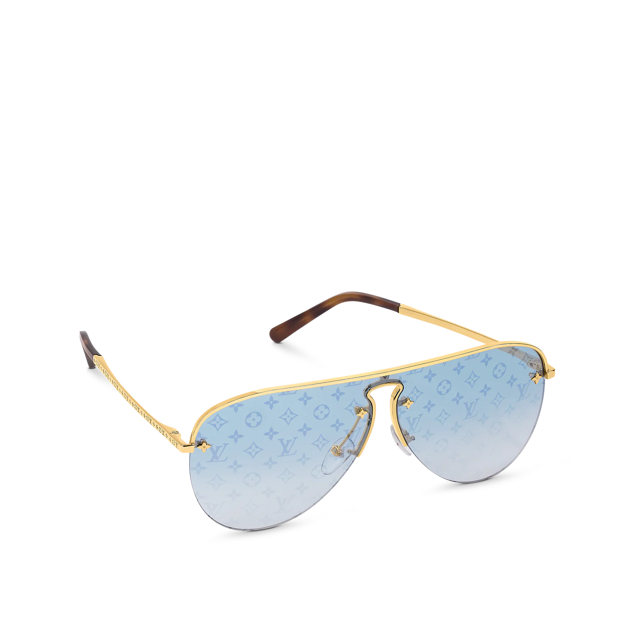 Louis Vuitton Grease Mask Sunglasses in Blue - Accessories Z1470U